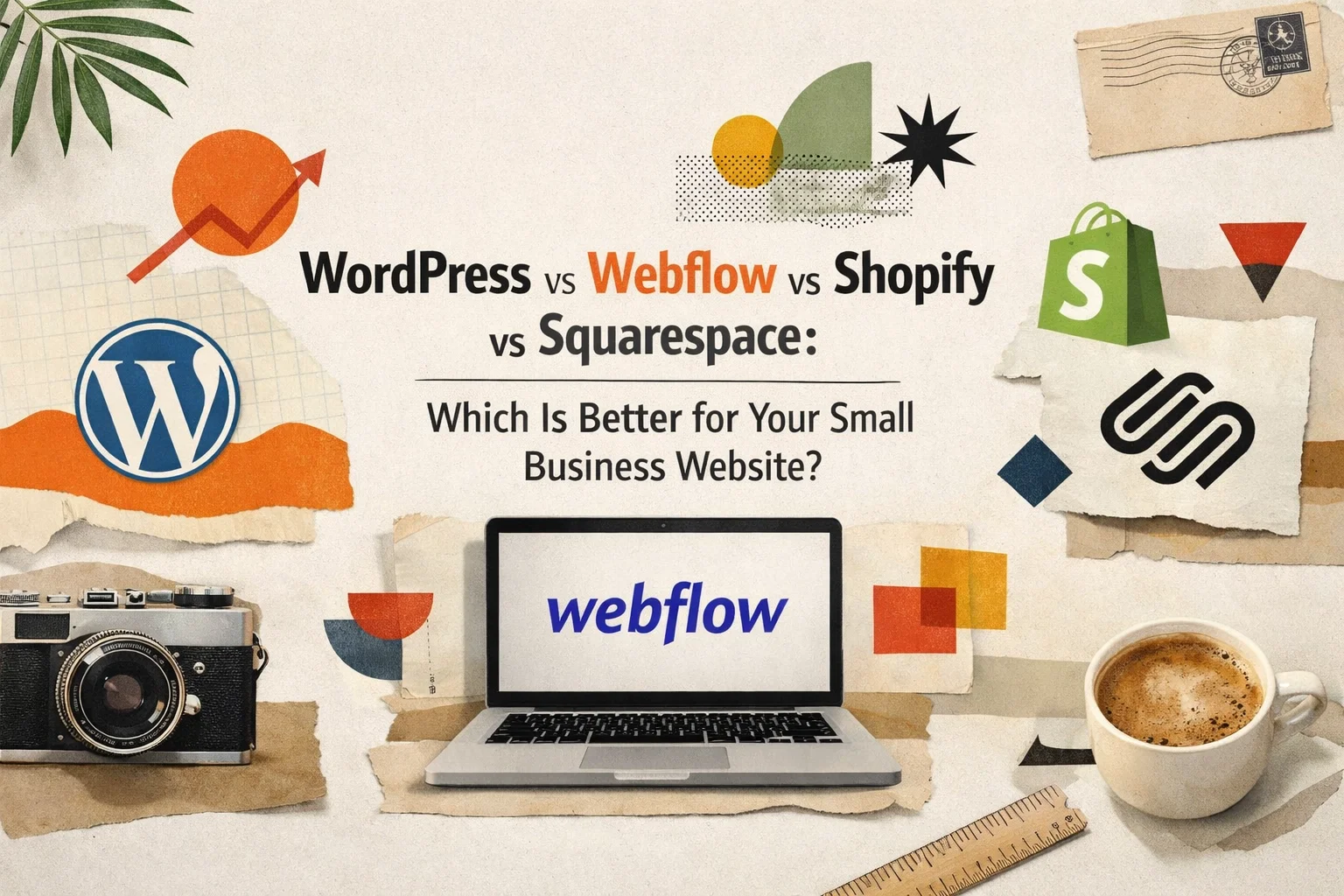 WordPress vs Webflow vs Shopify vs Squarespace: Which Is Better for Your Small Business Website?