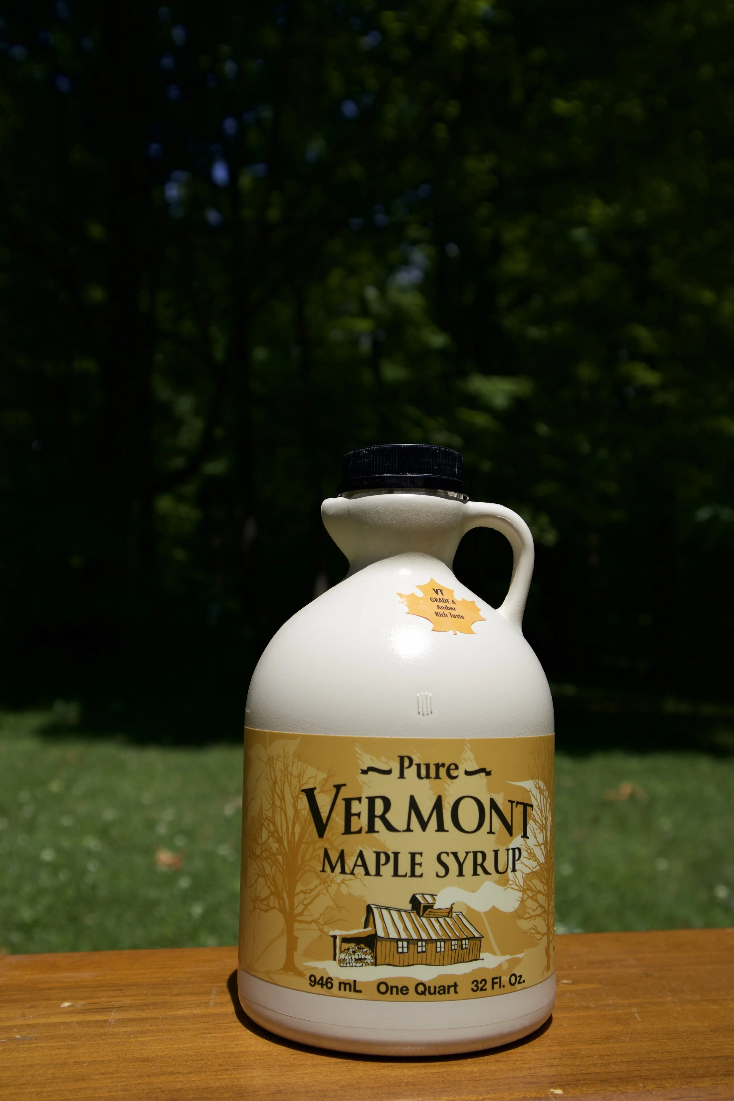 Amber Maple Syrup Jug