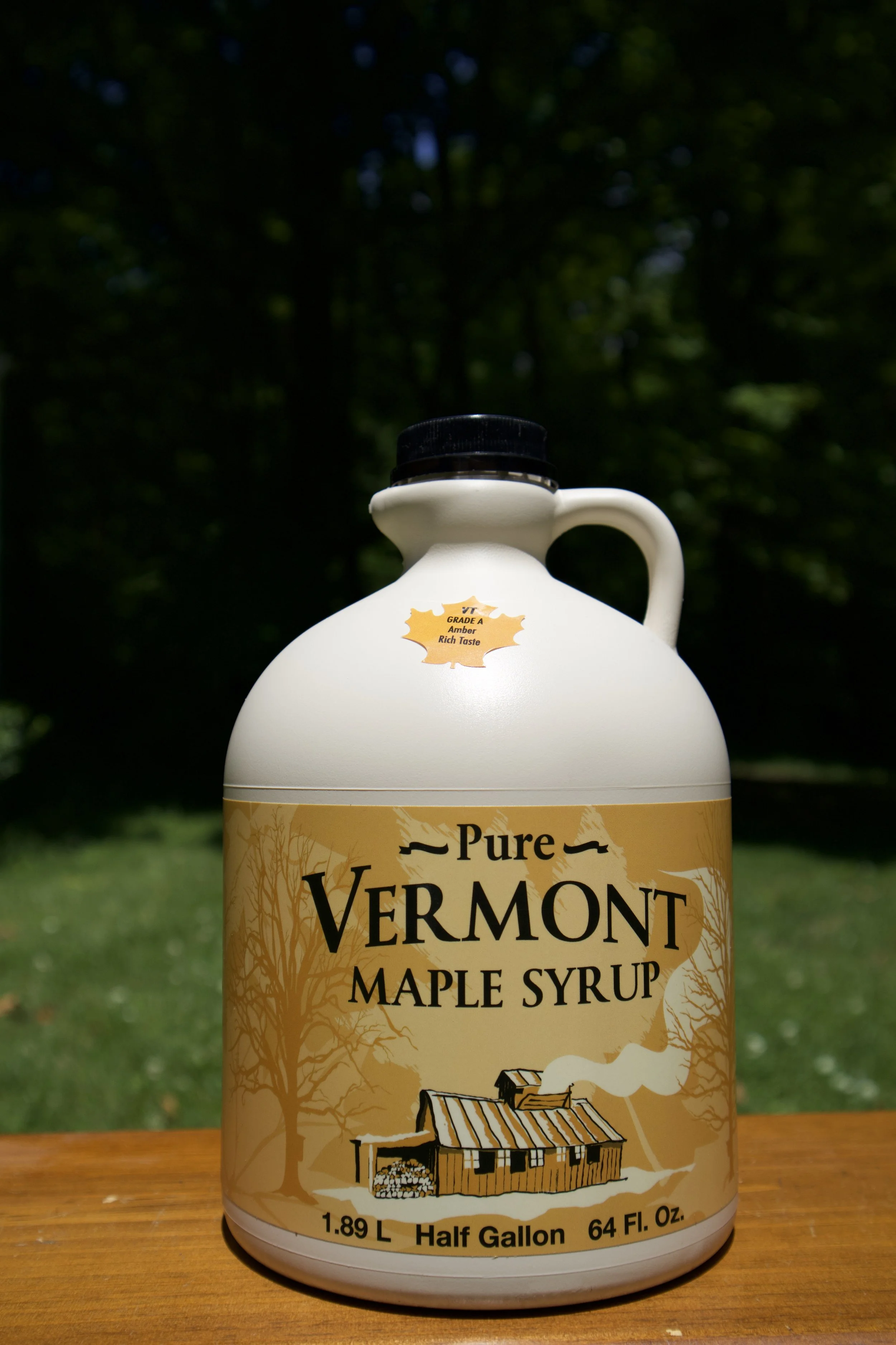 Amber Maple Syrup Jug