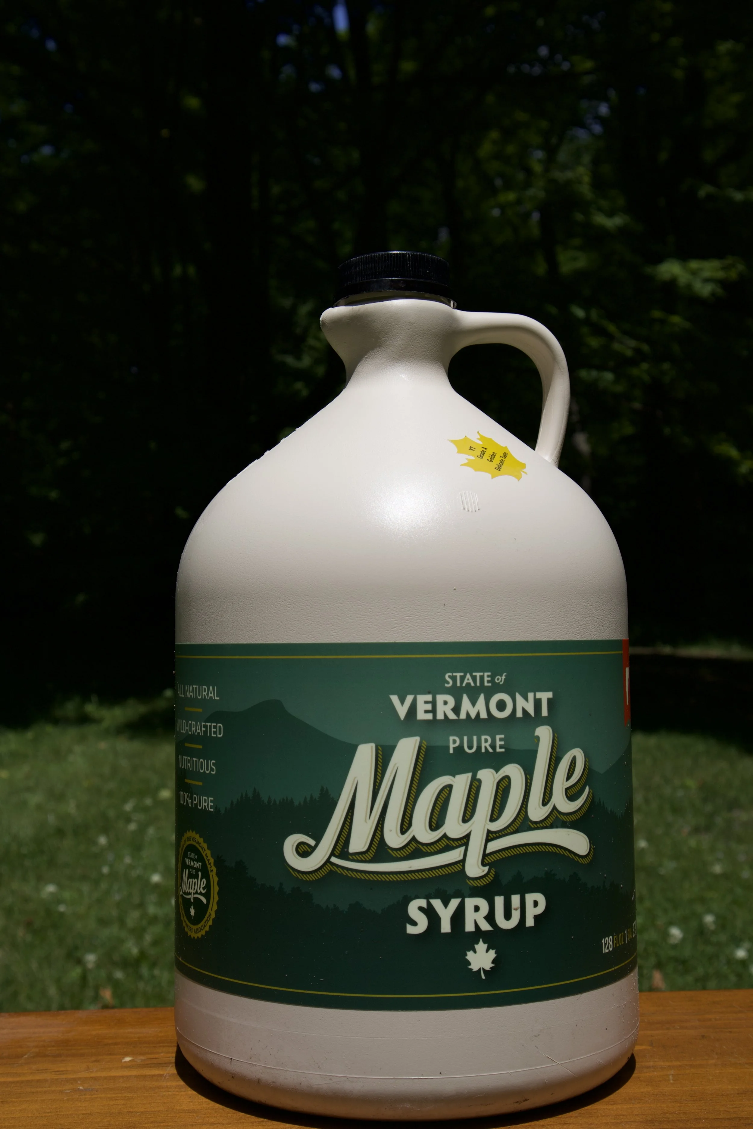 Amber Maple Syrup Jug