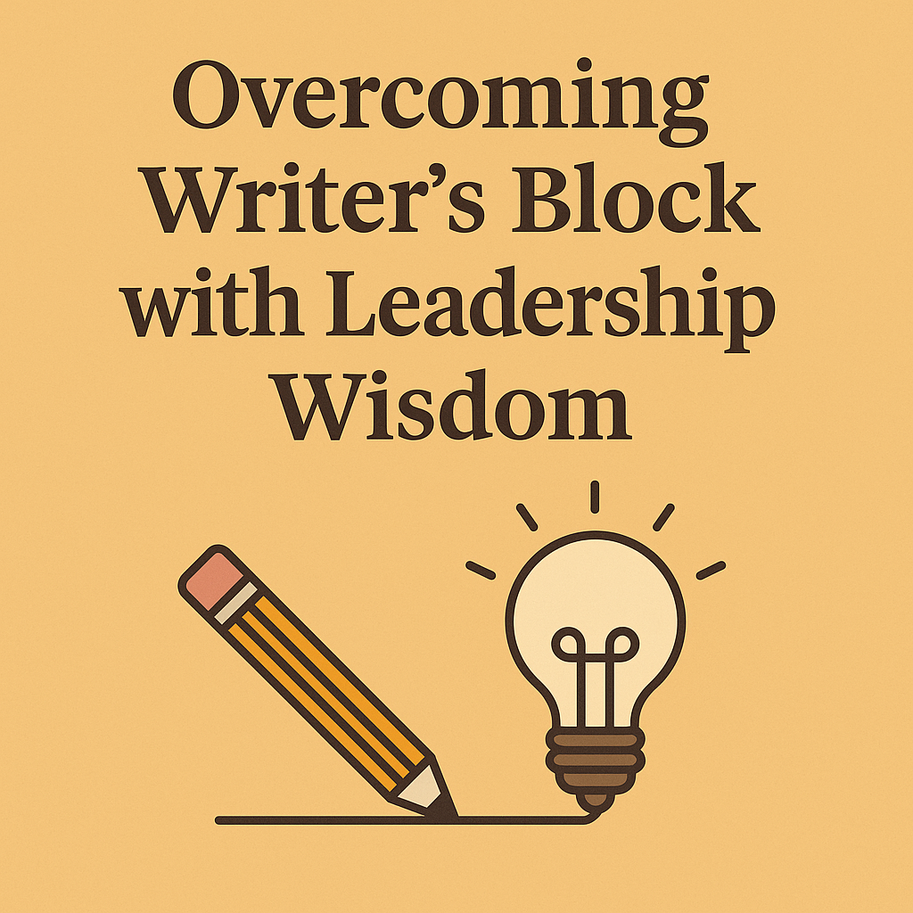 Overcoming Writer’s Block with Leadership Wisdom