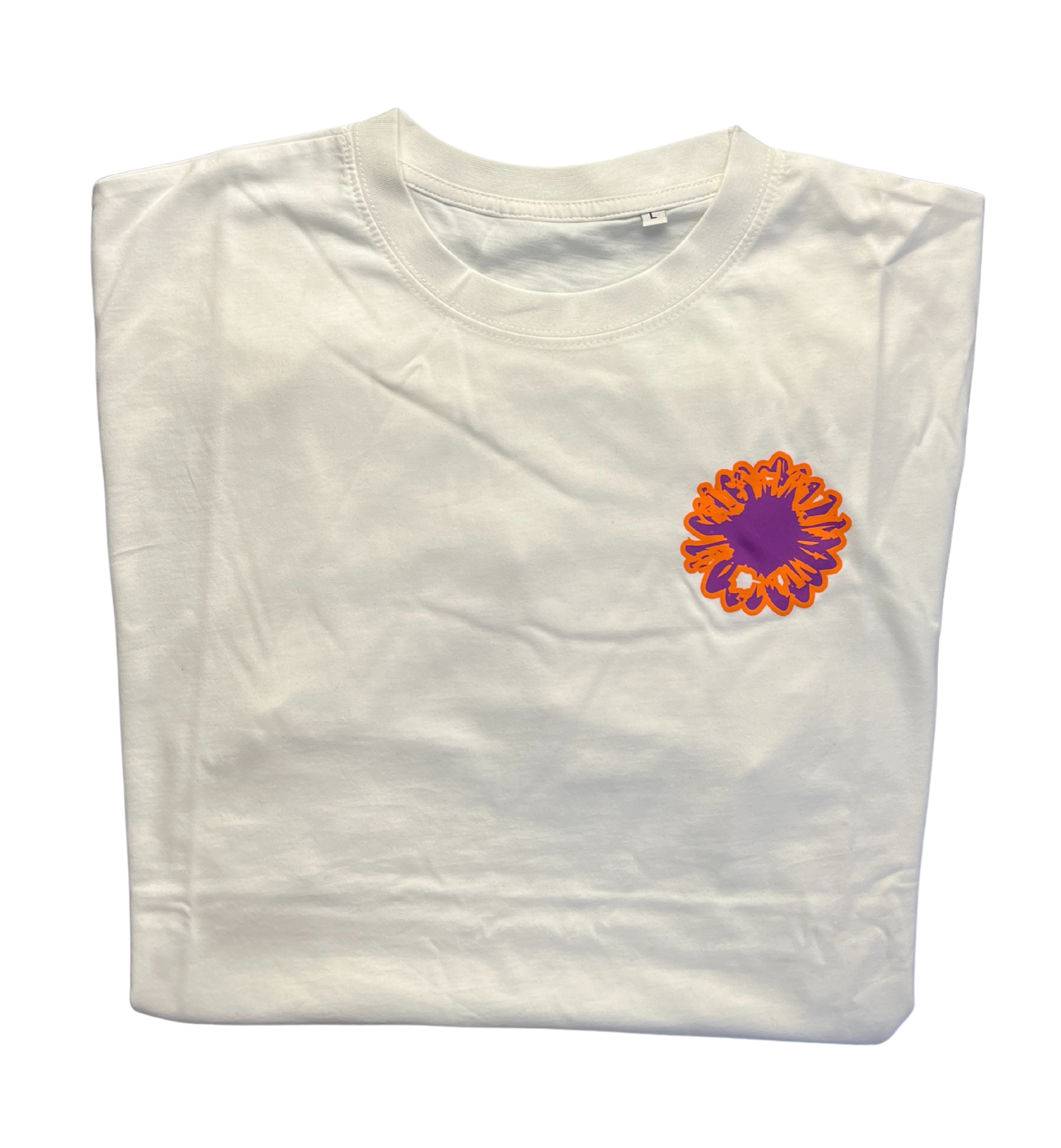 Frit Løb logo tee - hvid