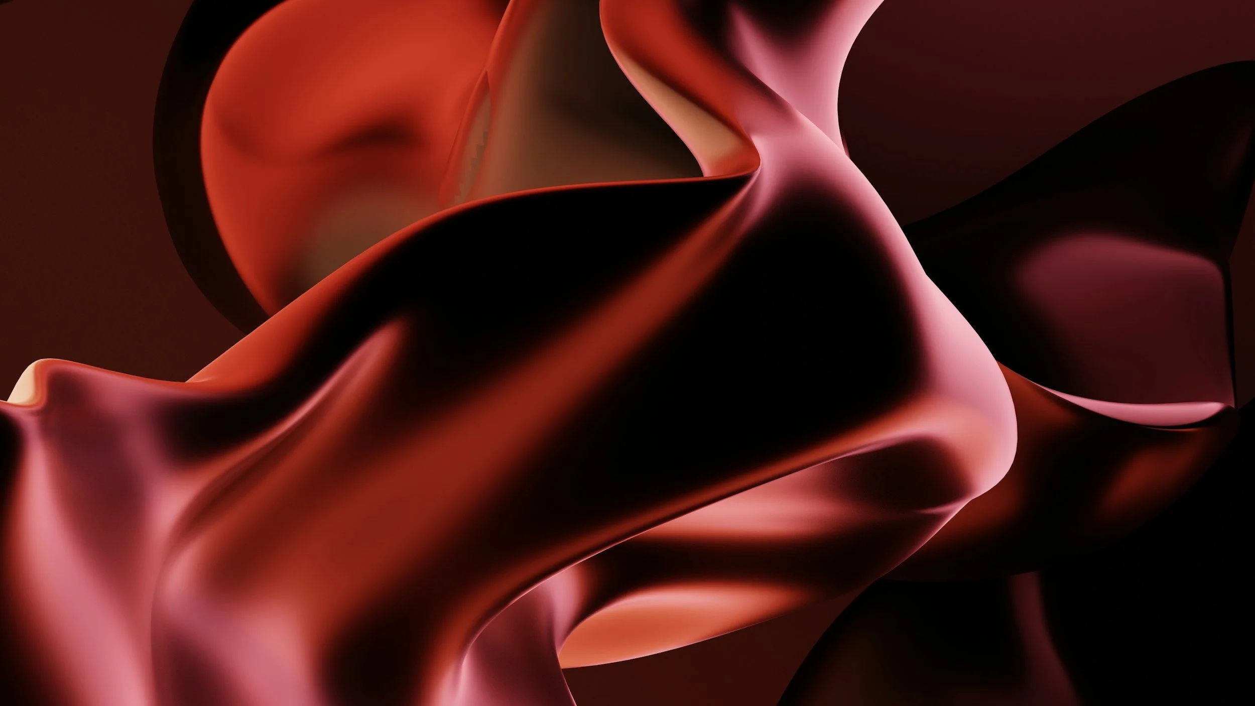 red silk fabric