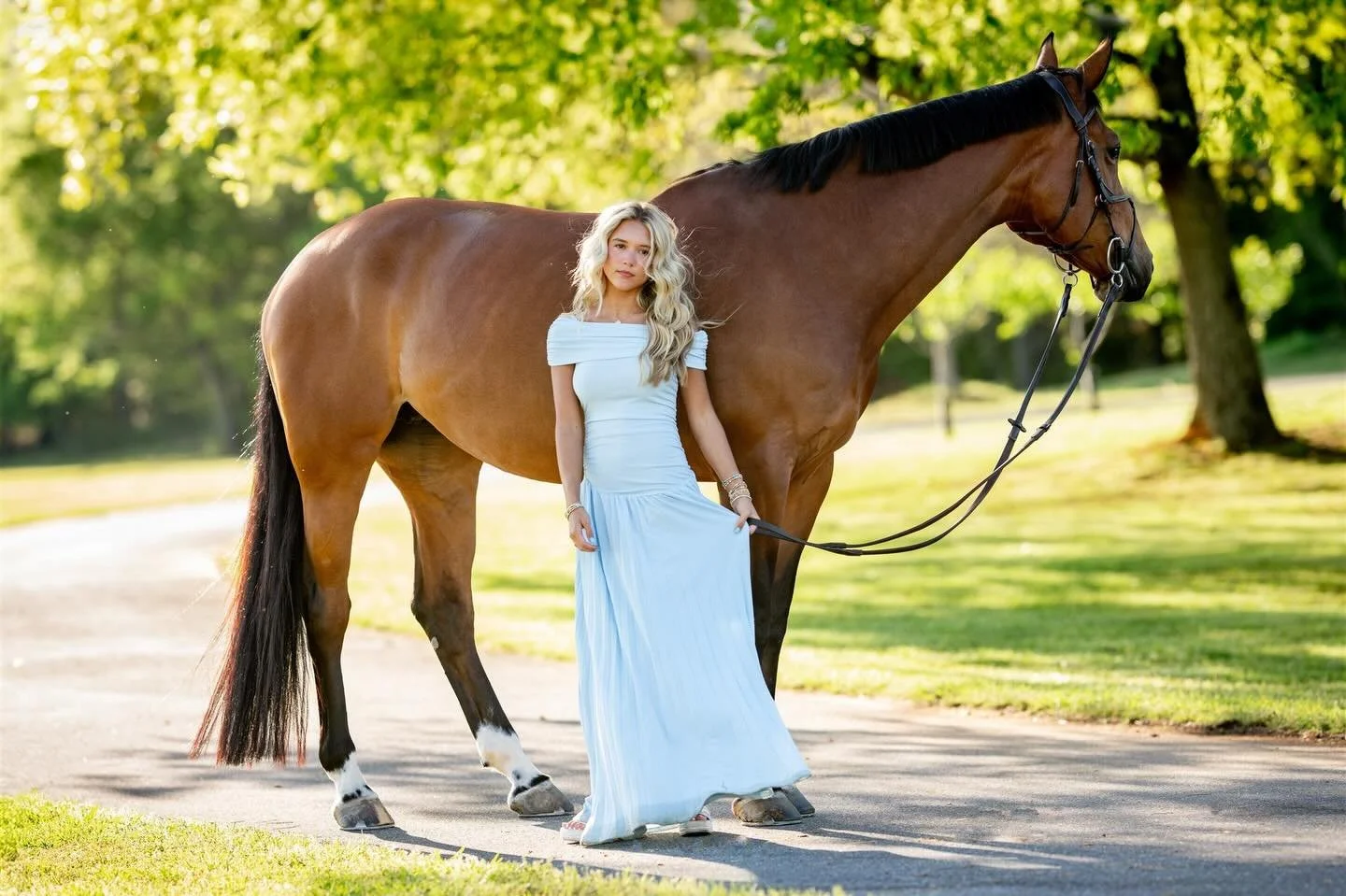 Anna Scott and Ivey last spring.