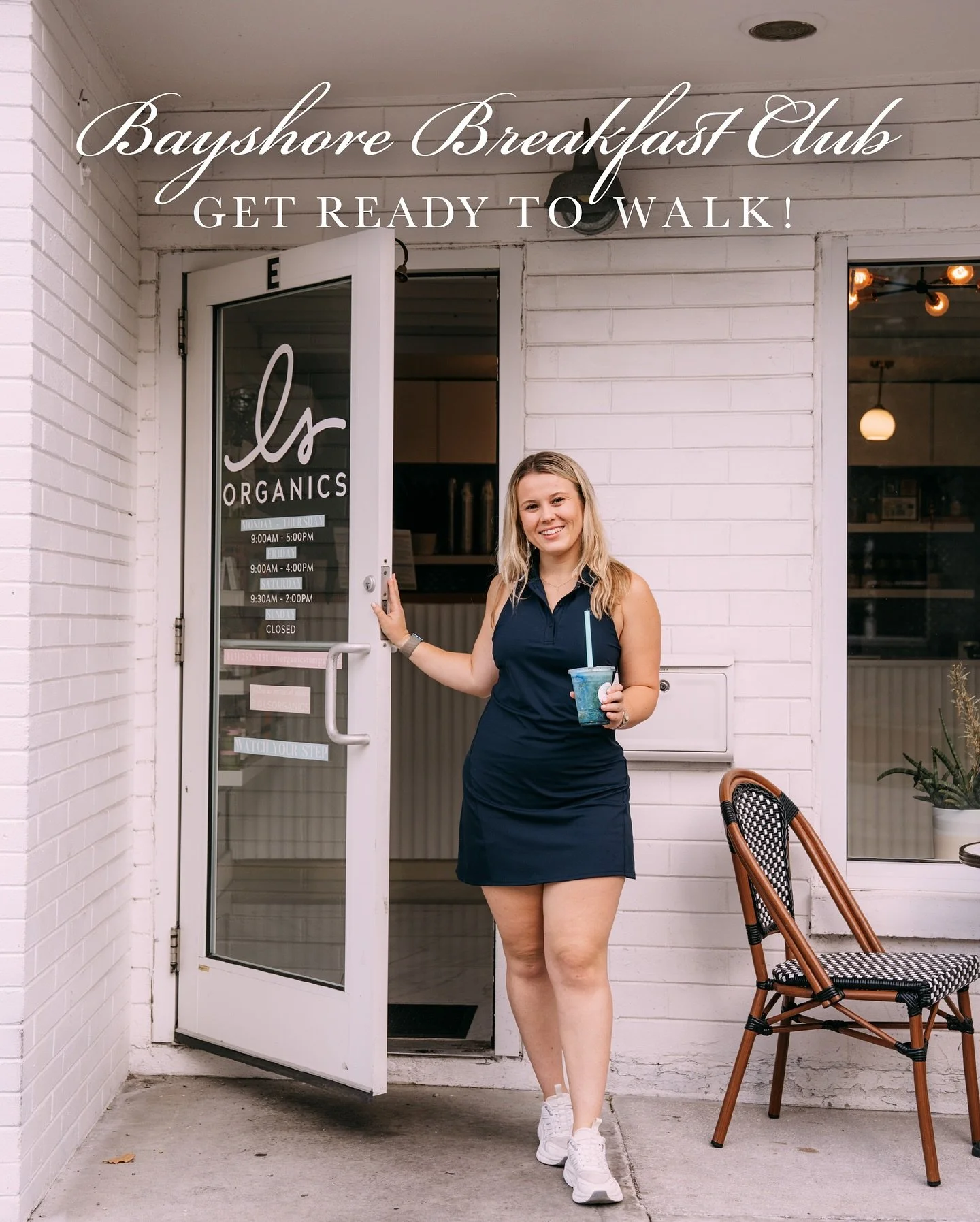 So excited to see you all tomorrow!🥕🫐🍌🍍🥭

Join us at 8:30am for breakfast and goodies at @lsorganics 

Followed by a walk through Hyde Park at 9:30am.

Parking is available behind LS and at @inertiatampa lots. 202 s Rome avenue!! 

So excited to