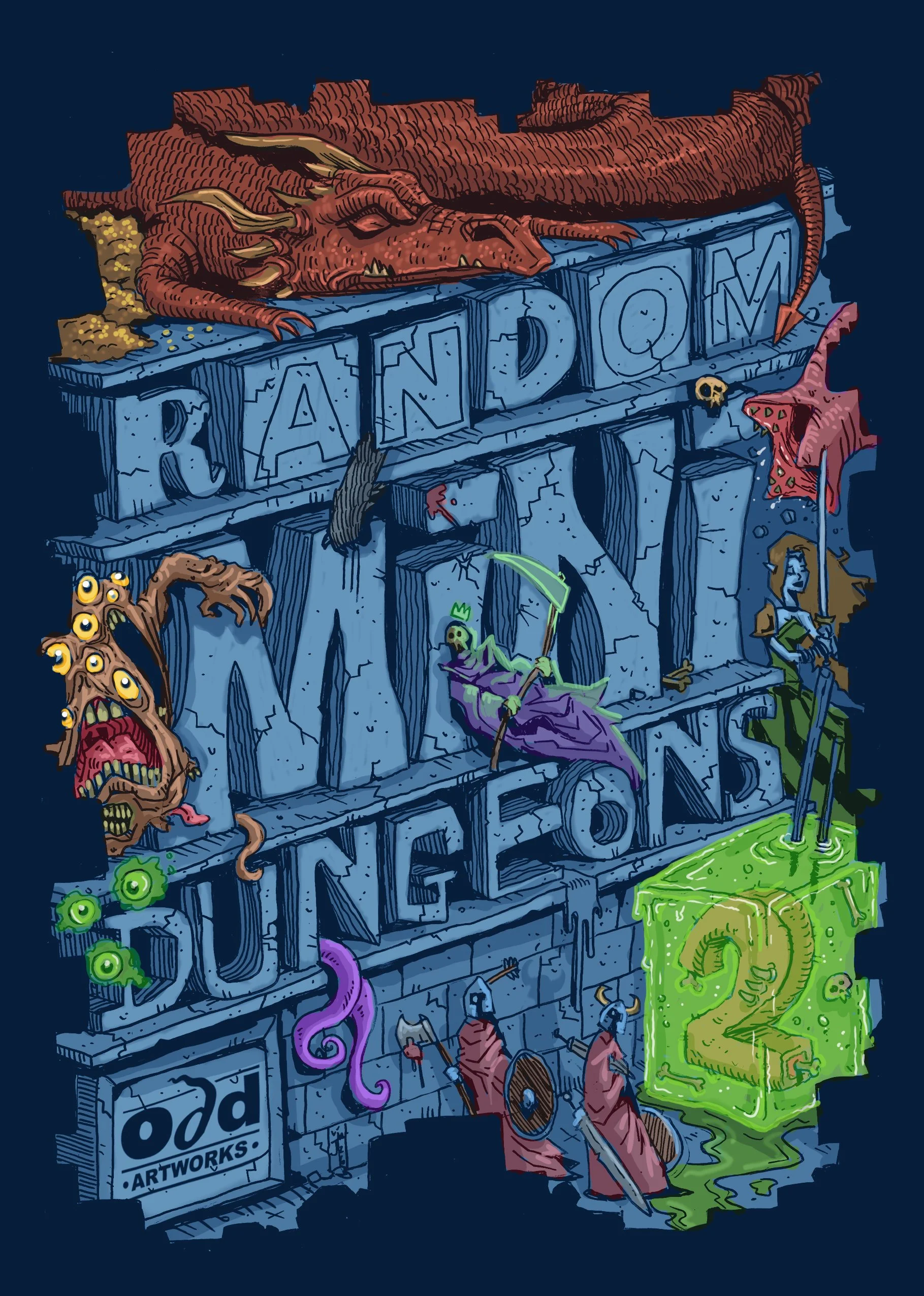 Random mini Dungeons zine Vol. 2 (physical)