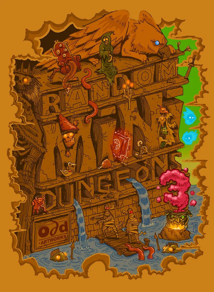 Random mini Dungeons zine Vol. 3 (physical)