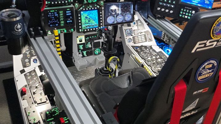 DRK Development Ejection Seat Handle and UShake-6 Haptic Seat-pad.
