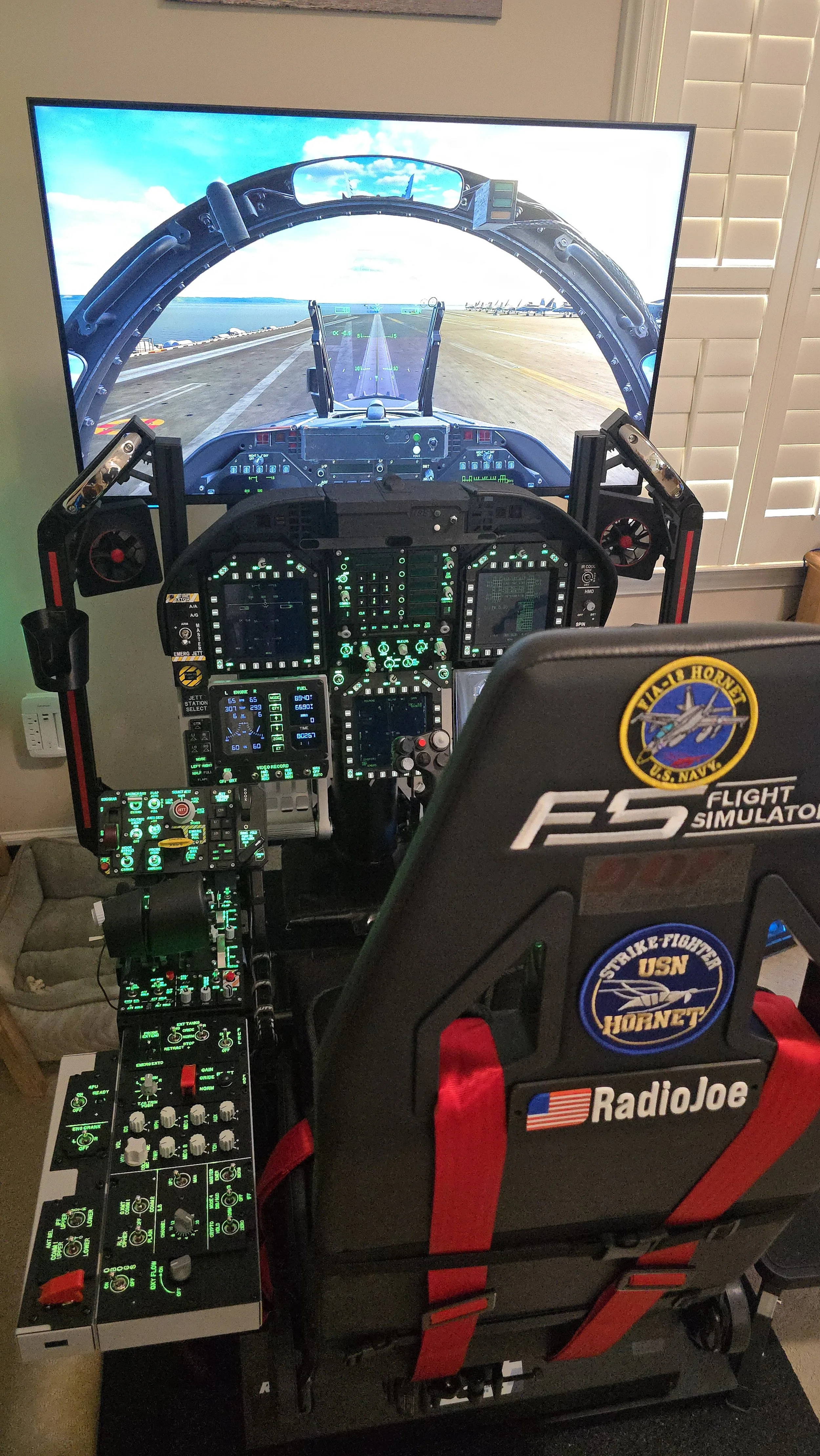 Left Rear View of VidCom-AI Sim-Rig (Portrait)
