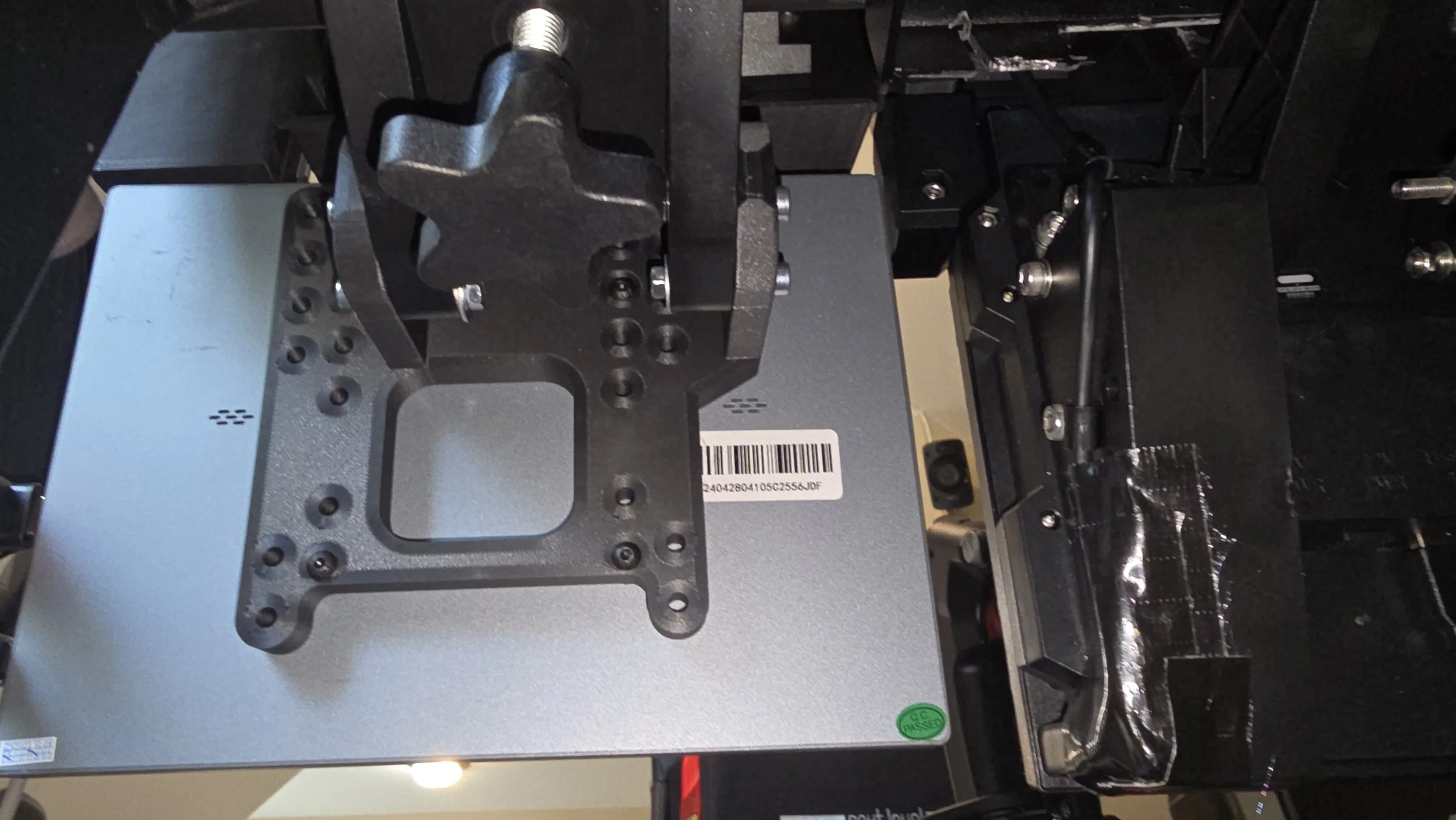 Lower Right Rear Steam Gauge Custom Mount (NYTRacing custom Offset Mount for WinWing MFD1)