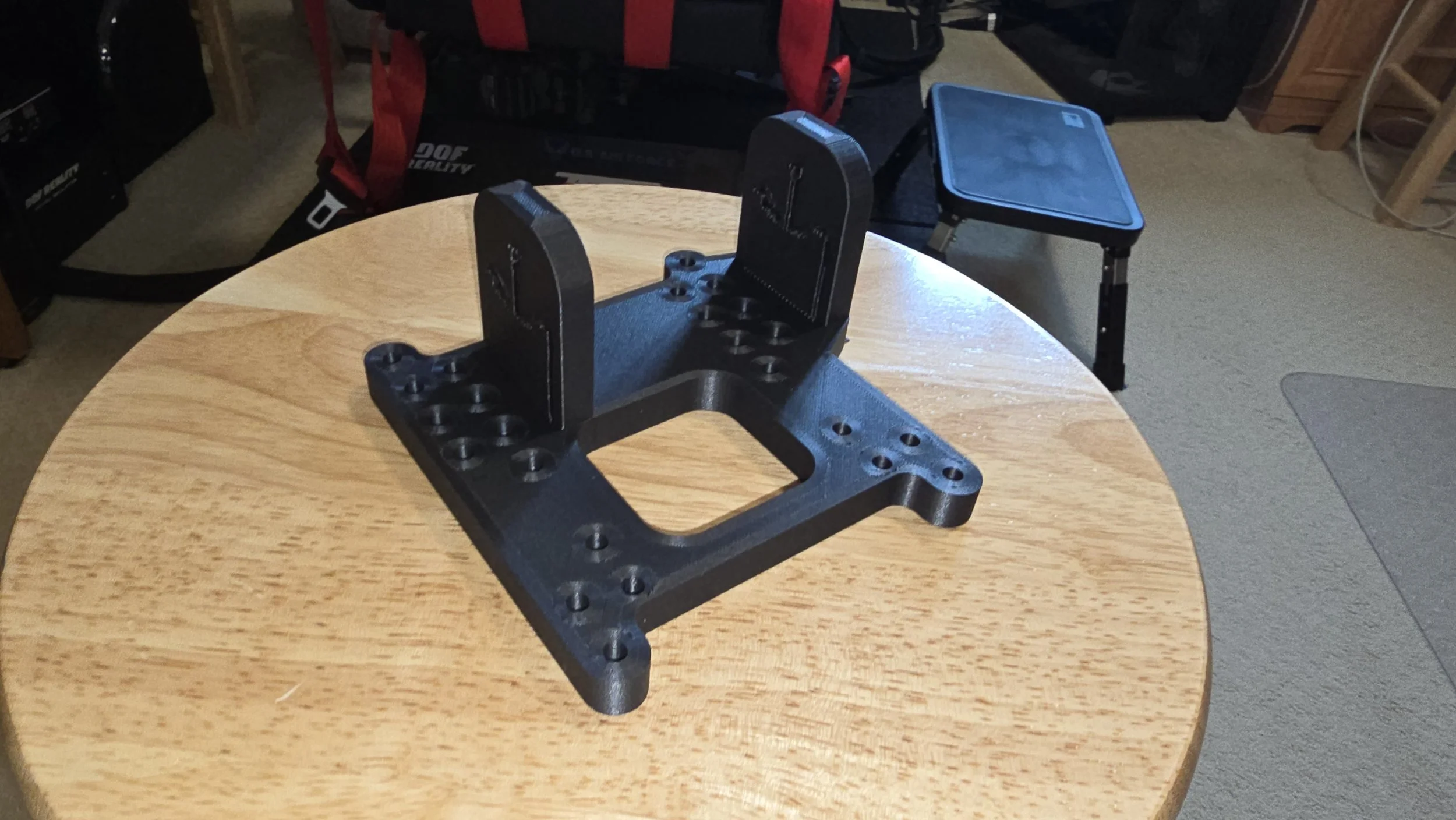 Customized Lower Right Rear Steam Gauge Mount from NYTRacing - Specially Designed for WinWing MFD1 Lower Mounting Point