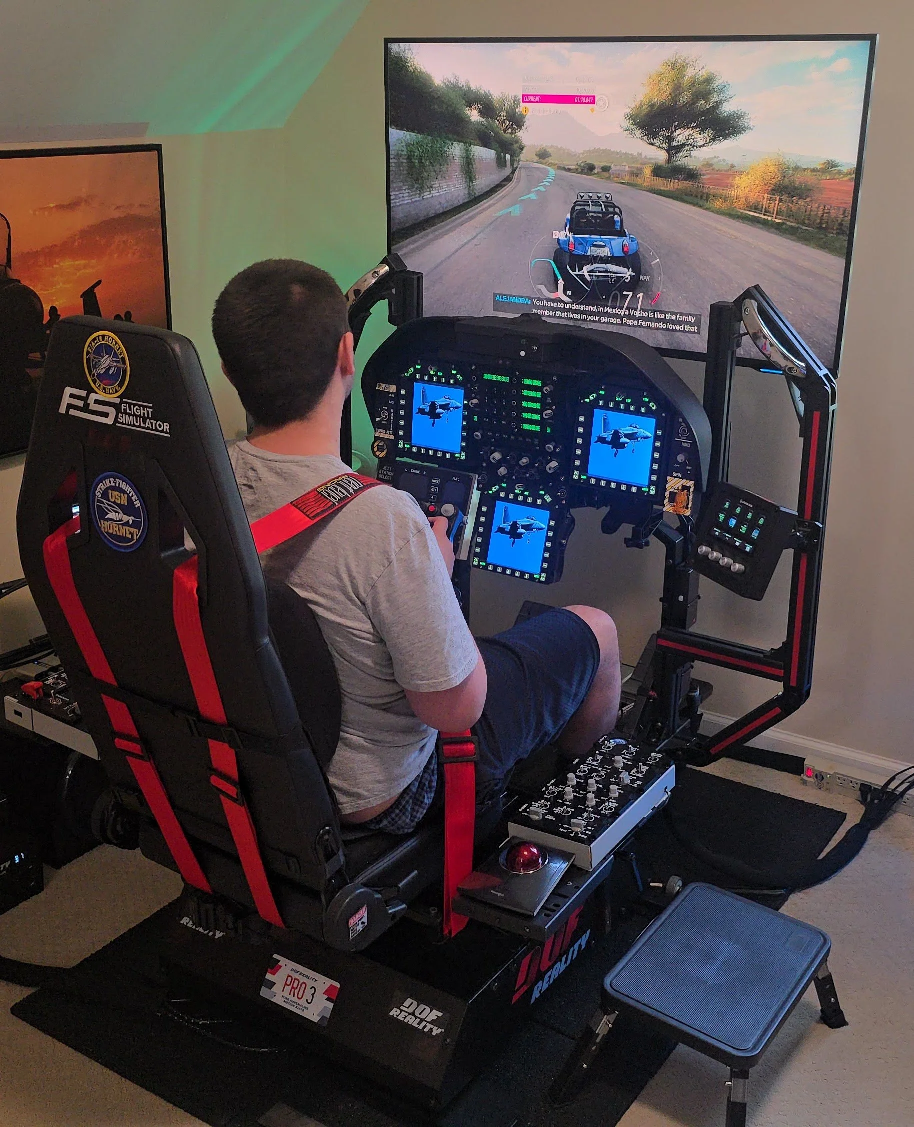 Colin Racing with XBox Controller (non-Optimal but Functional)