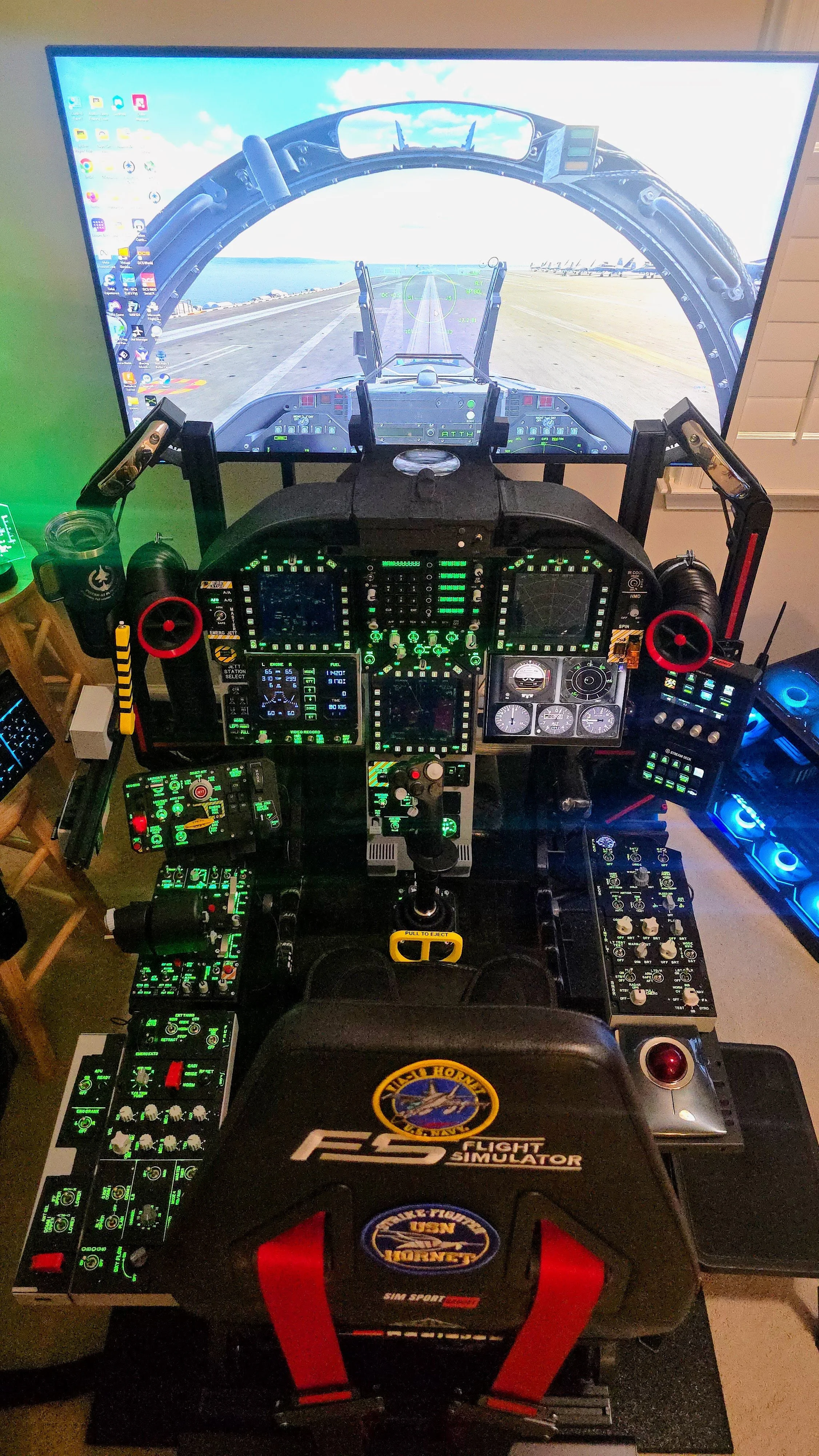 Rear View of VidCom-AI Sim-Rig (Portrait)