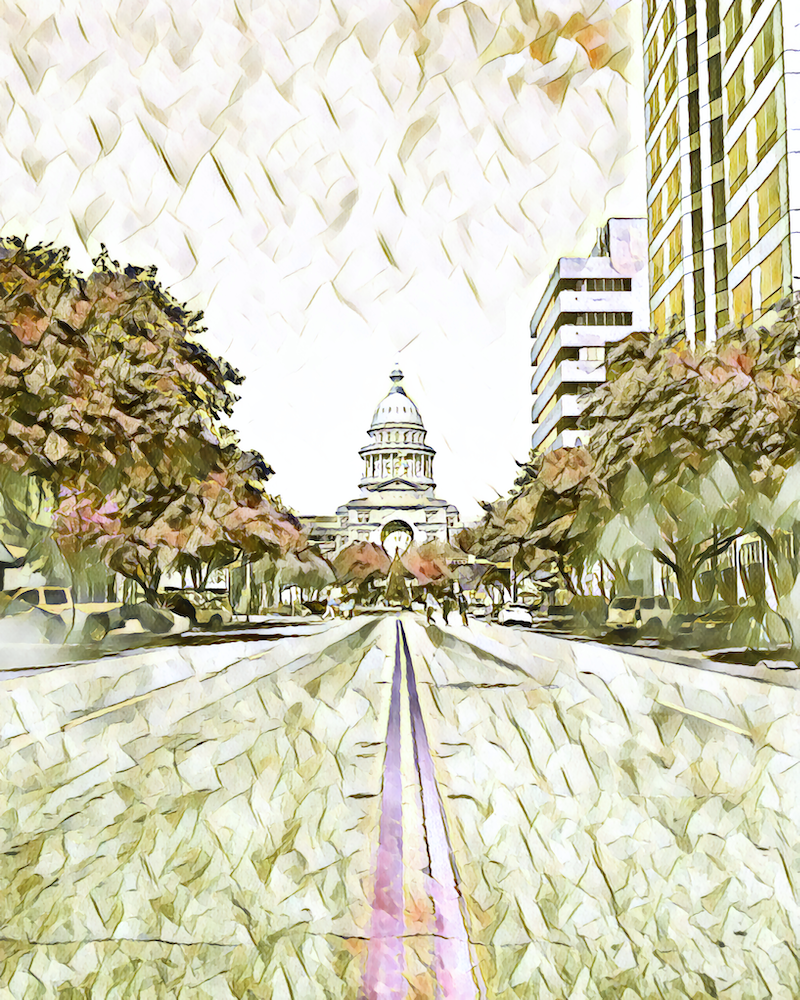 Water color of capital in Austin Texas
