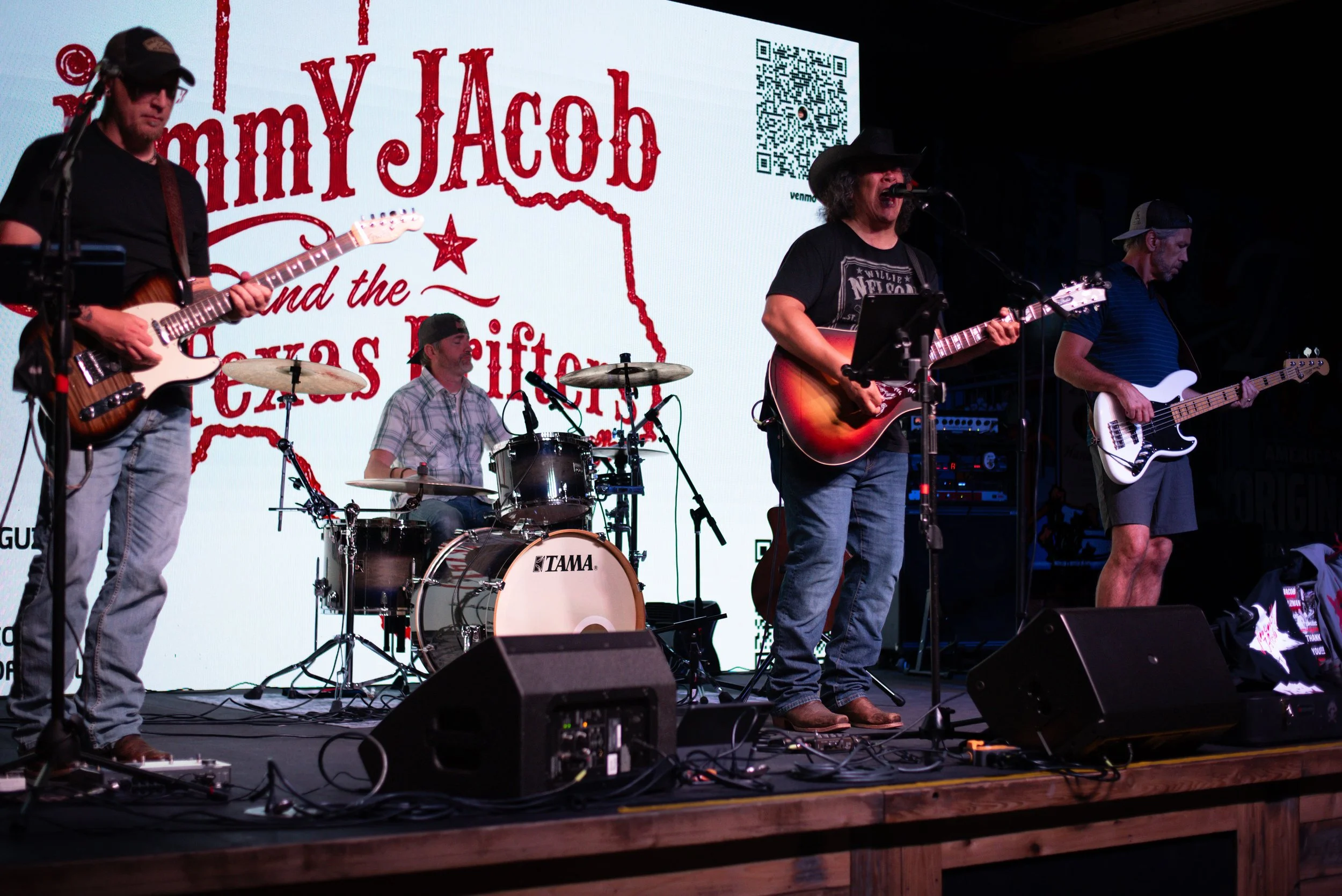 Full band performing at The Gin - Prosper, TX. Photo Credit: Kaylah Jayde Photography - IG @KaylahJaydePhoto