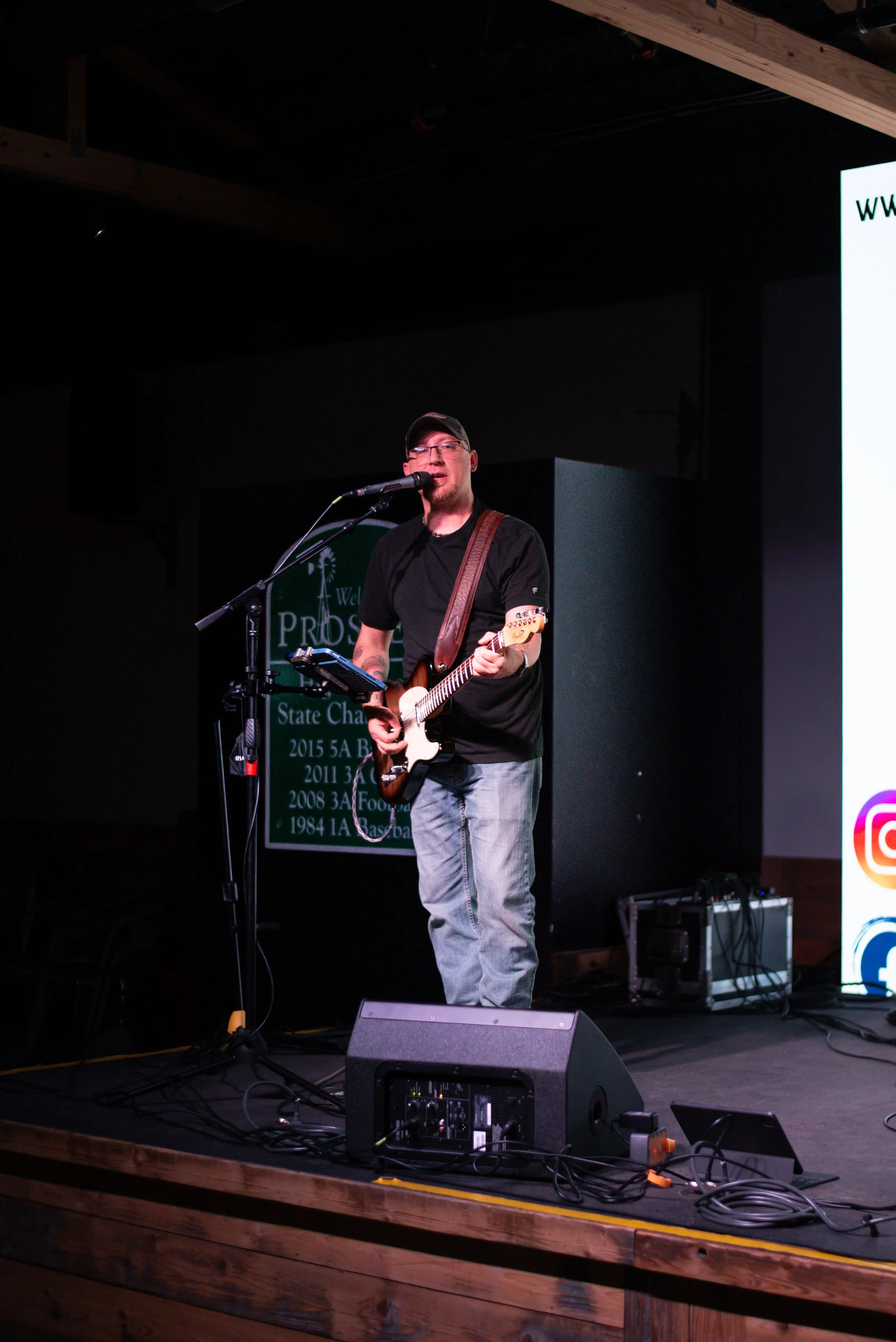 Full band performing at The Gin - Prosper, TX. Photo Credit: Kaylah Jayde Photography - IG @KaylahJaydePhoto