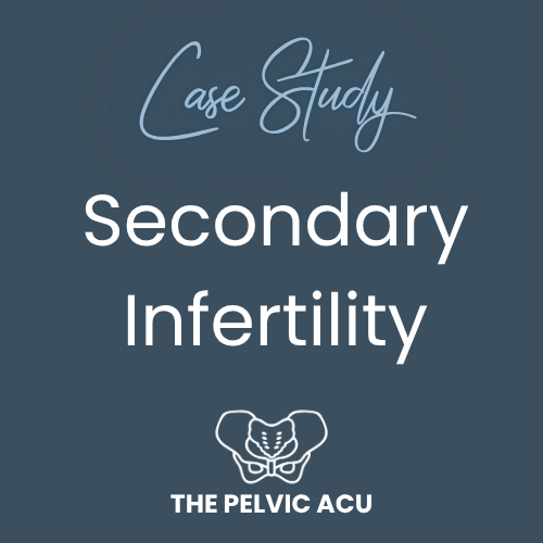 A Secondary Infertility Case Study
