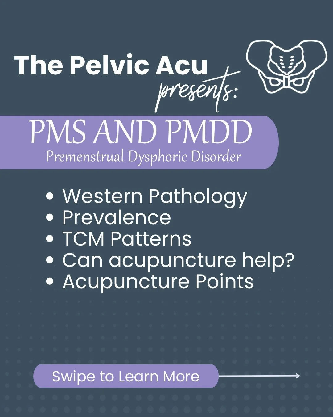 PMS + PMDD are real, common, and absolutely worthy of proper treatment.

From Liver Qi Stagnation to Heart + Spleen Blood Deficiency, Chinese medicine gives us a framework to understand what&rsquo;s happening&mdash;and tools that actually help.

Acup