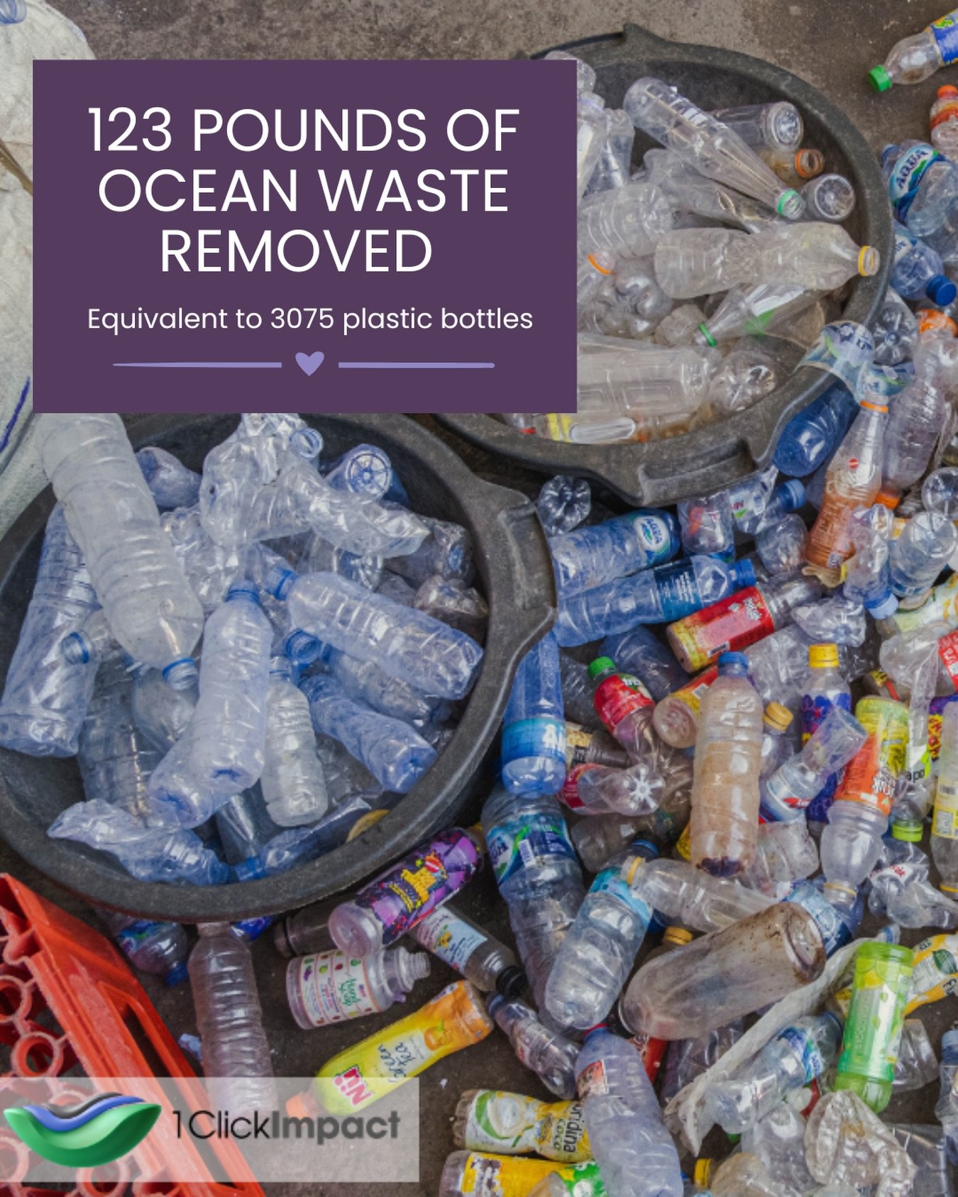 Education that creates real change 🌊

Since partnering with @1clickimpact The Pelvic Acu has already helped remove 123 lbs of ocean waste&hellip;that&rsquo;s 3,075 plastic bottles pulled from our waters.
And we&rsquo;re just getting started.

Every 