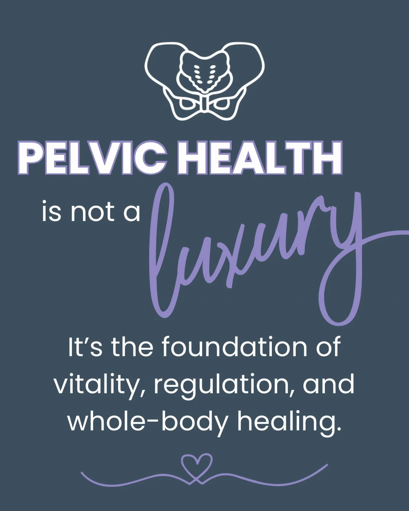 Your pelvis is not separate from your nervous system.
Not separate from your hormones.
Not separate from your emotional wellbeing.

✨It is the center of regulation, resilience, and rooted power.✨

So often pelvic symptoms are treated in isolation &md