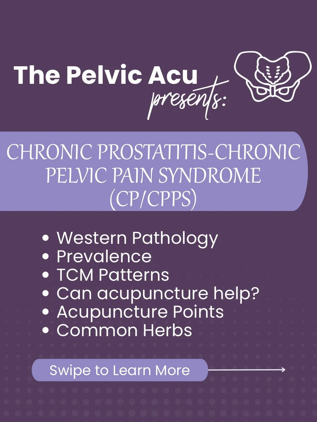 Let&rsquo;s talk about Chronic Prostatitis/Chronic Pelvic Pain Syndrome (CP/CPPS) 

Clinical Pearl:
Many men with CP/CPPS don&rsquo;t have an &ldquo;inflamed prostate&rdquo; &mdash; they have a guarded pelvis with a sensitized nervous system.

Practi