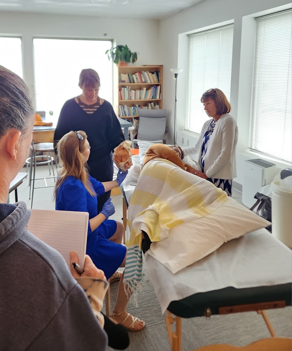 One of the most valuable parts of the Pelvic Care Practicals is the hands on practice.

Watching a technique is one thing. Practicing it, refining it, and feeling confident enough to bring it back to clinic is where it really clicks.

We have had a l