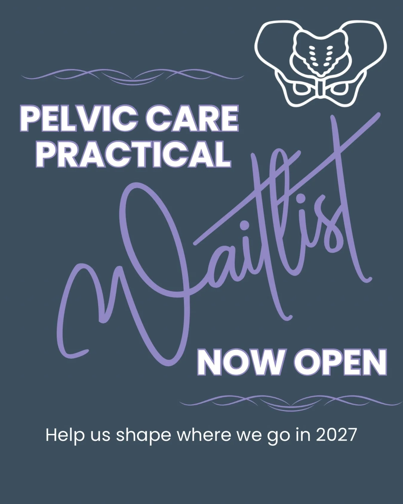 Every time a Pelvic Acu practical sells out, it tells us something bigger than just full rooms.

It tells us this community is growing
It tells us this work is needed
And it tells us you are ready for more

We created a waitlist not just for cancella