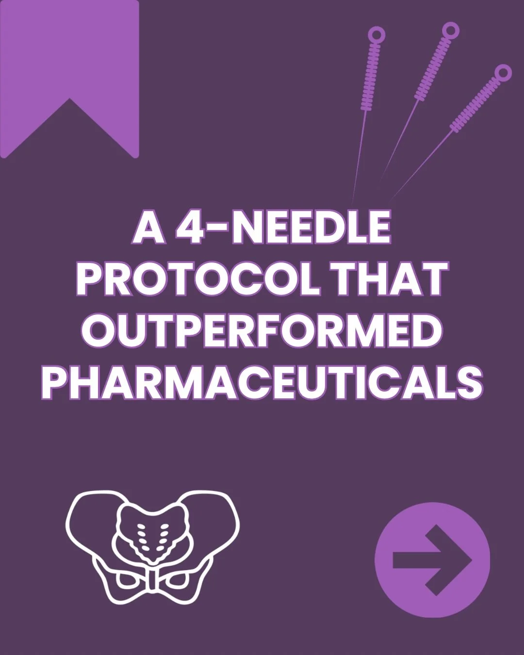 4 needles. No antibiotics. No NSAIDs. Just sacral neuromodulation &mdash; and the data to back it up. Swipe to see the protocol that outperformed pharmaceuticals for CP/CPPS. 🔬 

#pelvichealthawareness #pelvichealth #acupuncturistsofinstagram #Acupu