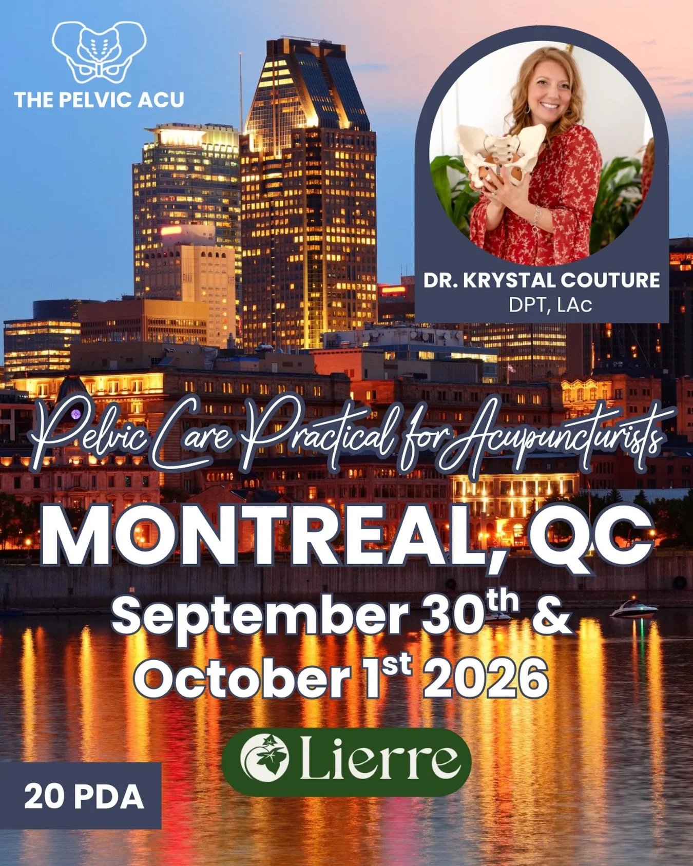Montreal, you filled our first room in a single day.
so we opened a second. 🍁

Here is what i keep coming back to. the acu who grabbed one of those first seats did not need convincing that pelvic care matters. 

They already feel it. the client who 