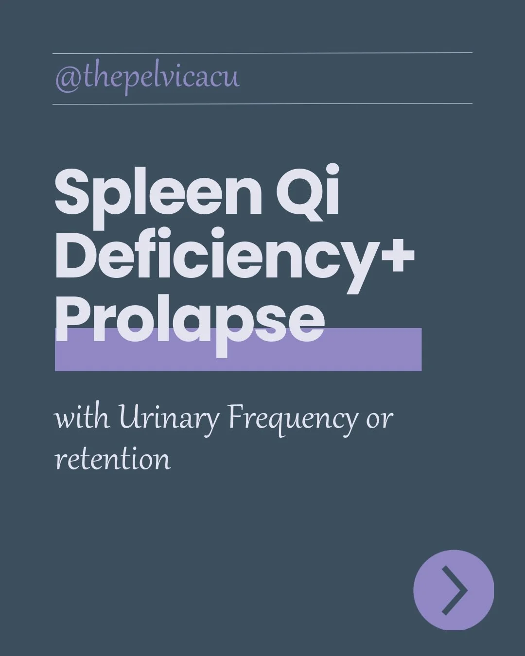 Some of the most well researched points for Spleen Qi Deficiency &amp; Pelvic Organ Prolapse. 

#pelvichealth #acupuncturistsofinstagram #continuingeducation #chinesemedicine #pelvicorganprolapse
