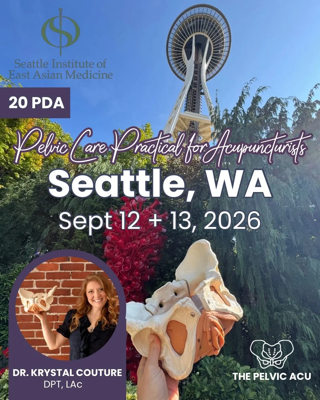 Seattle, we&rsquo;re coming back to you.

There&rsquo;s a specific kind of joy that lives in a room where acupuncturists are leaning over a table together, hands on hands, feeling the pelvic floor and the tissues around it for the very first time. Th