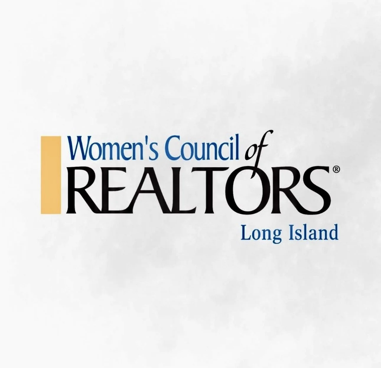 Logo of Women's Council of Realtors Long Island, with the organization's name in blue and black text on a white background.