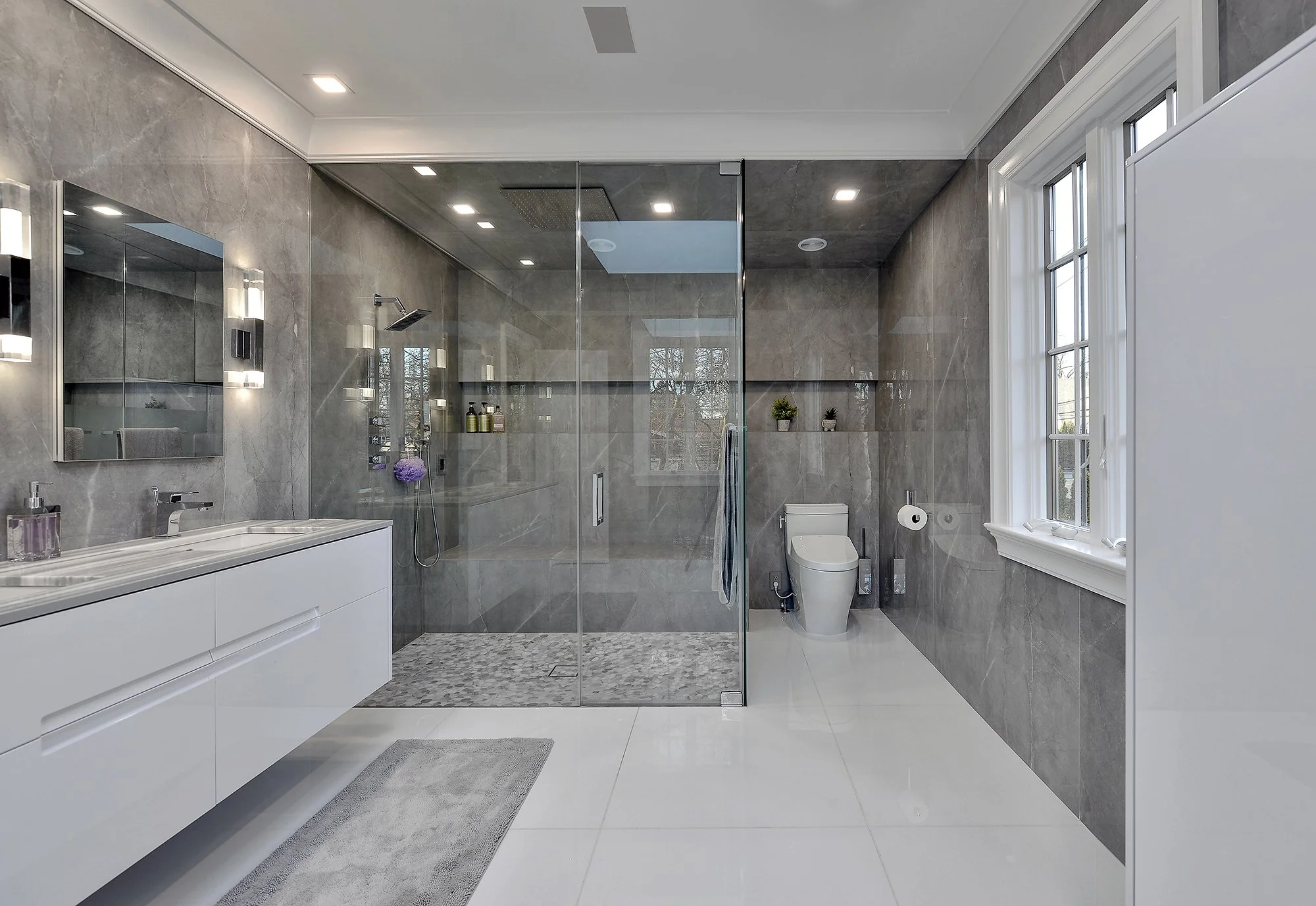 Modern Spa and Gym experience bathroom remodel