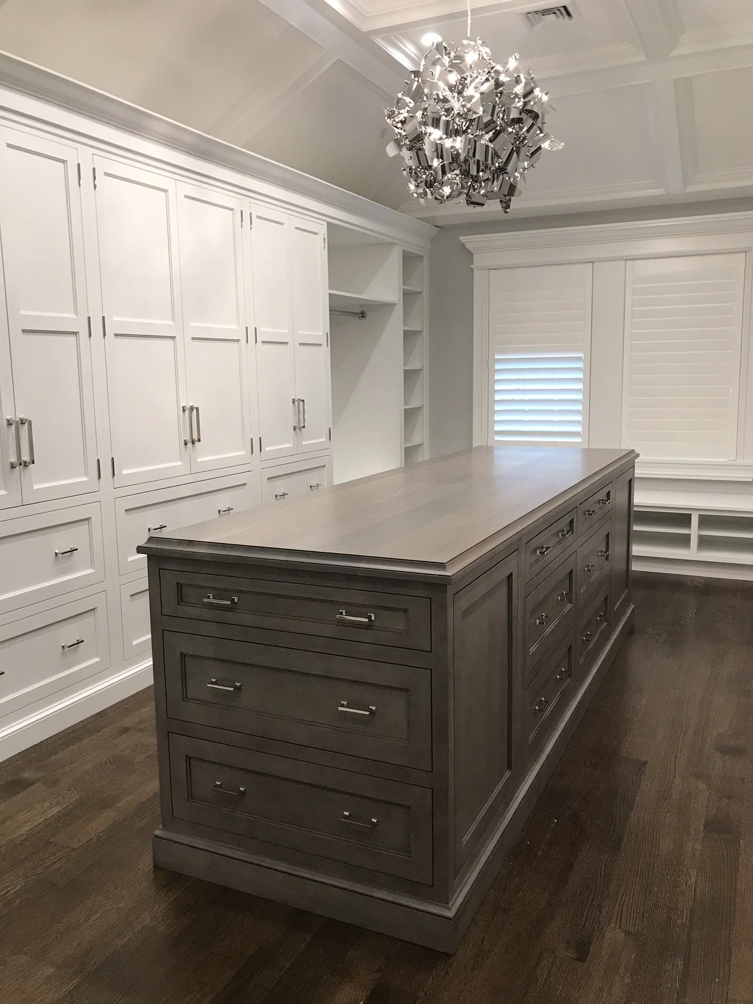 Walk-In Closet withi Rutt Cabinetry