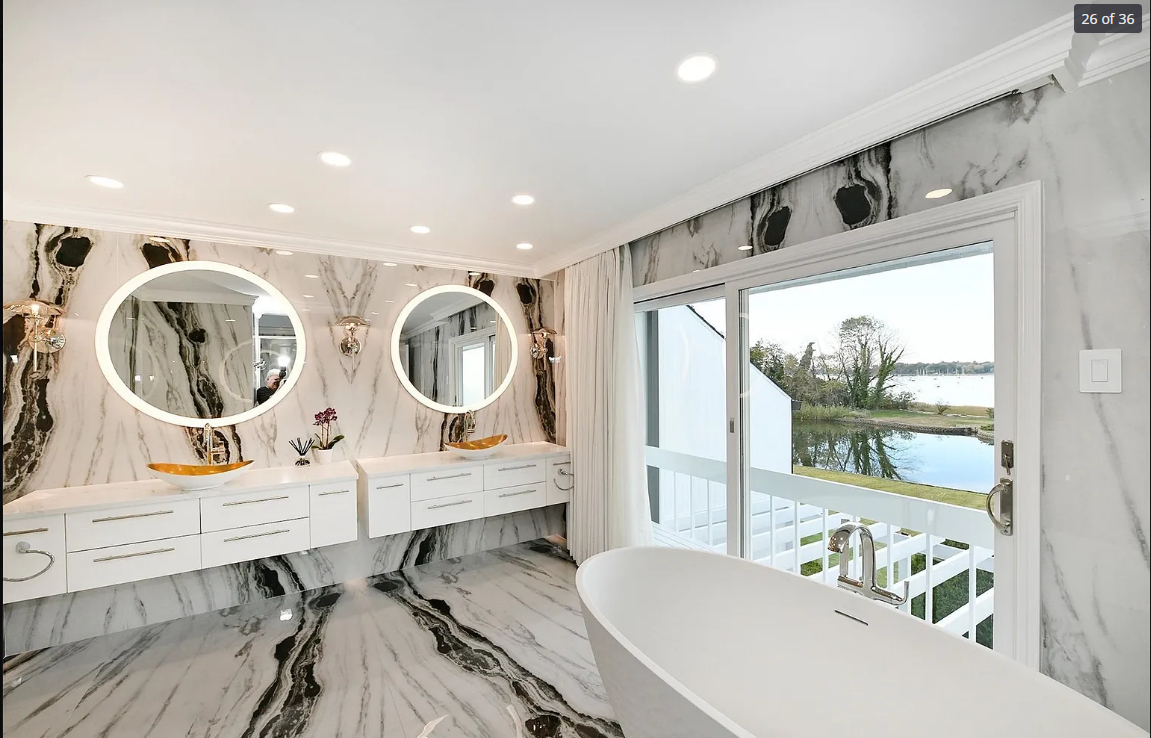 B & W bathroom Remodel