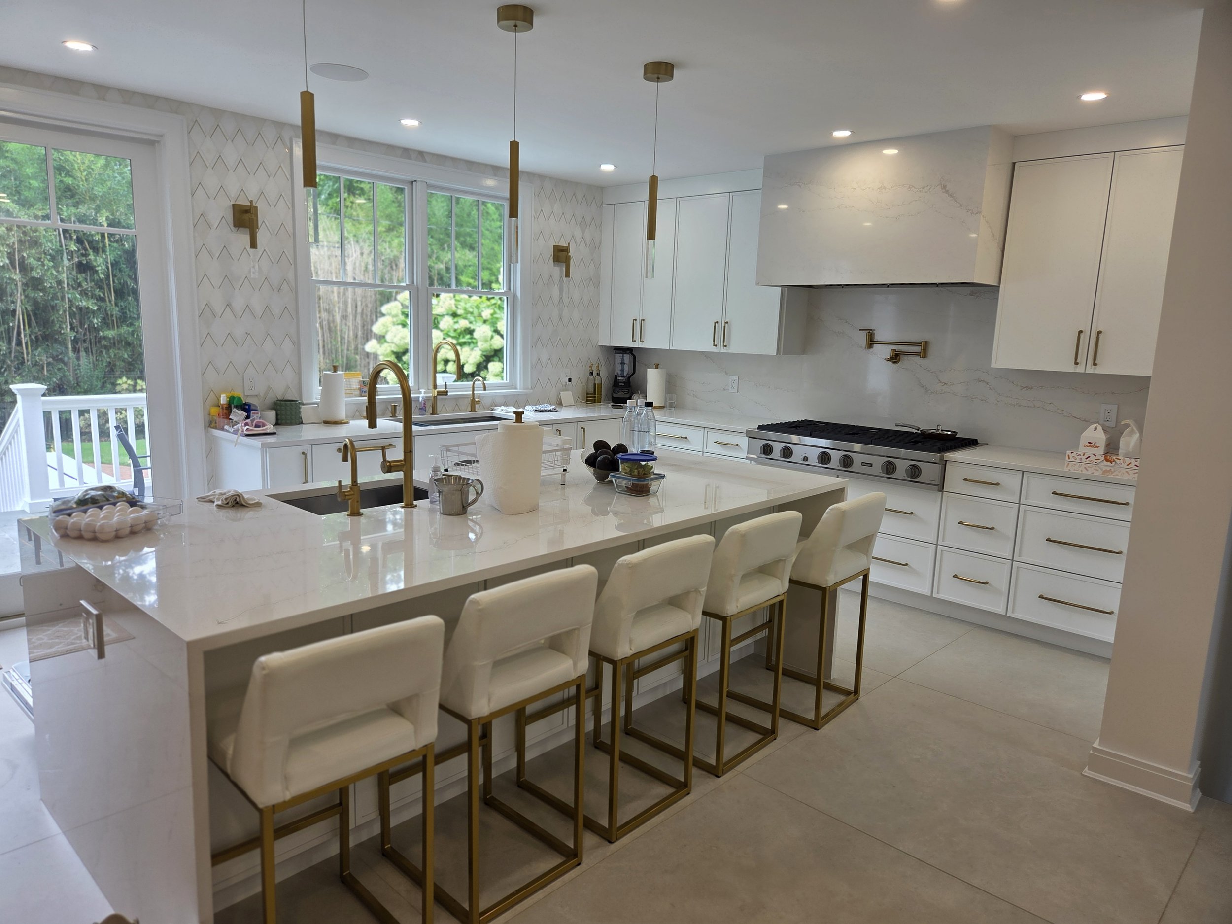 Custom Kitchen Remodel Lighitng Scheme