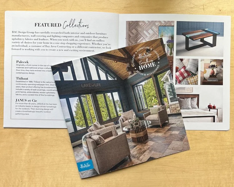 Home Goods Brochure for BAC Design Group