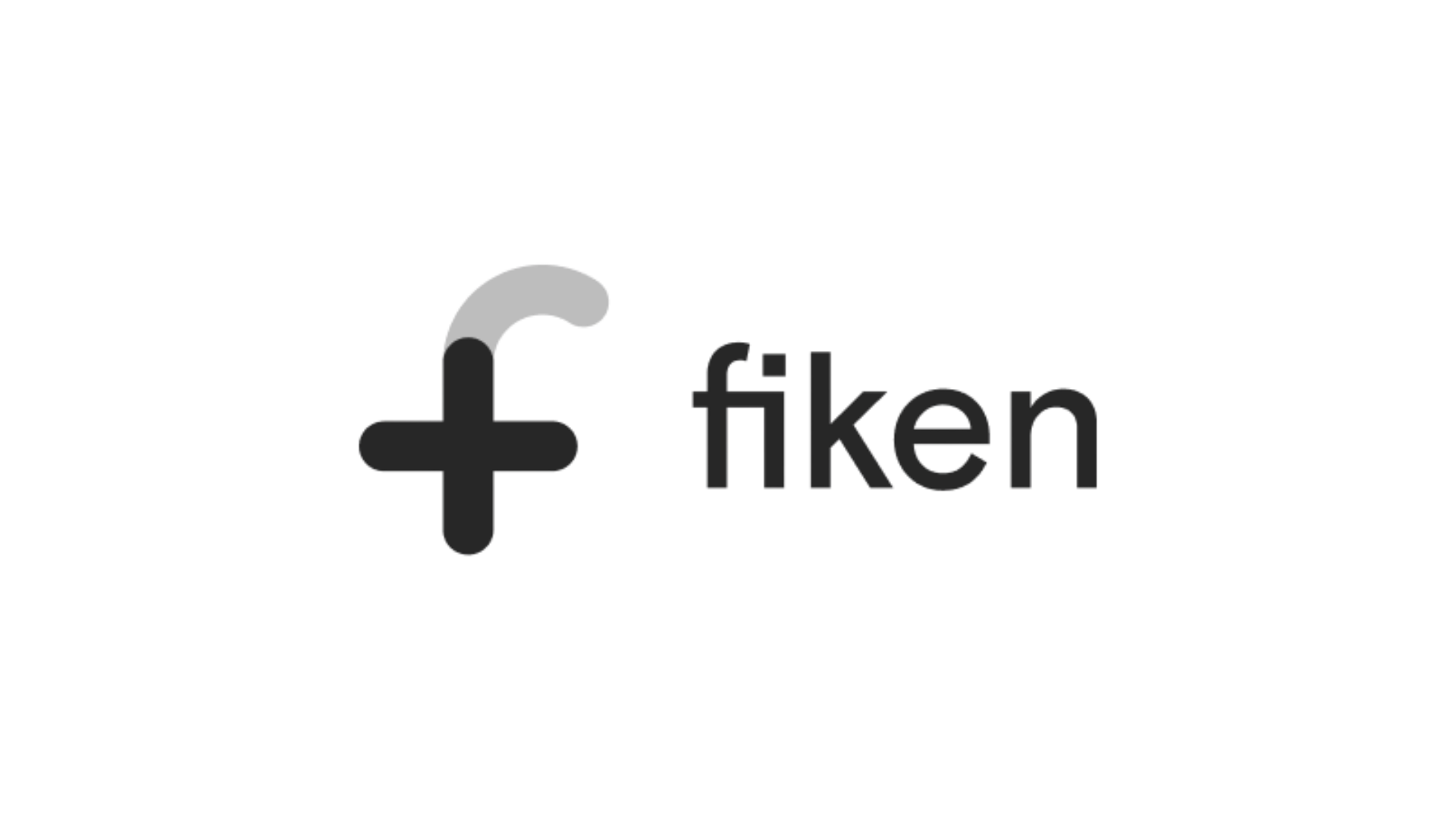 A logo with a plus sign and the word 'faken' underneath.