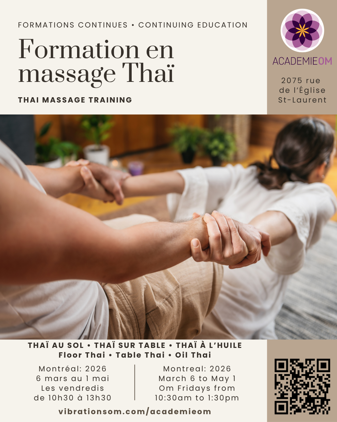 Formation en massage thaïlandais
