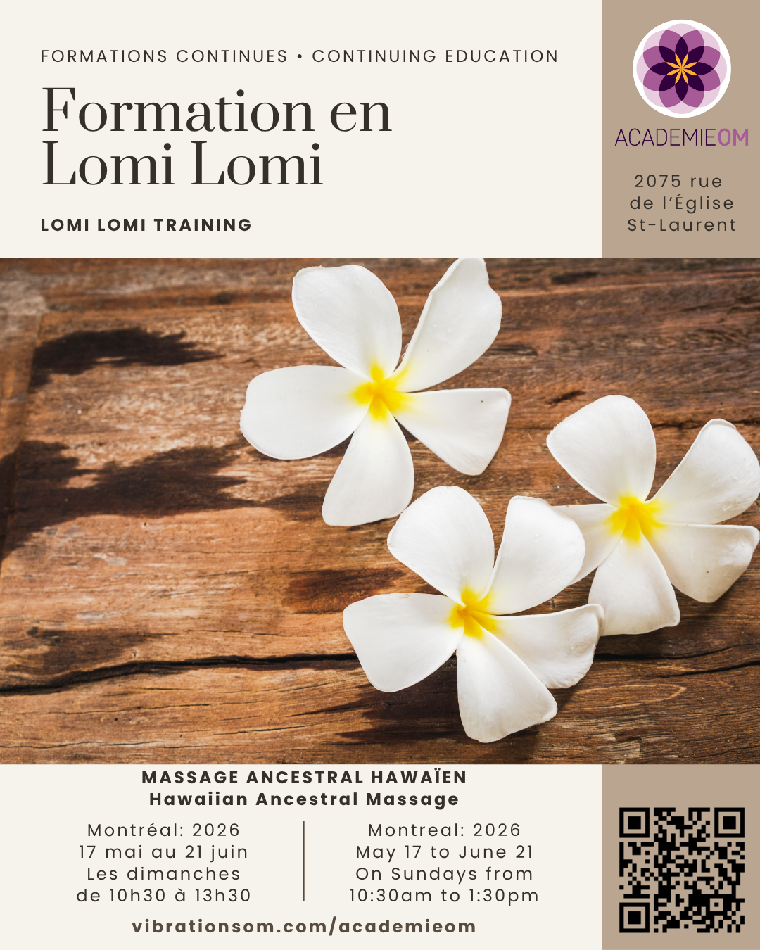 Formation Lomi Lomi