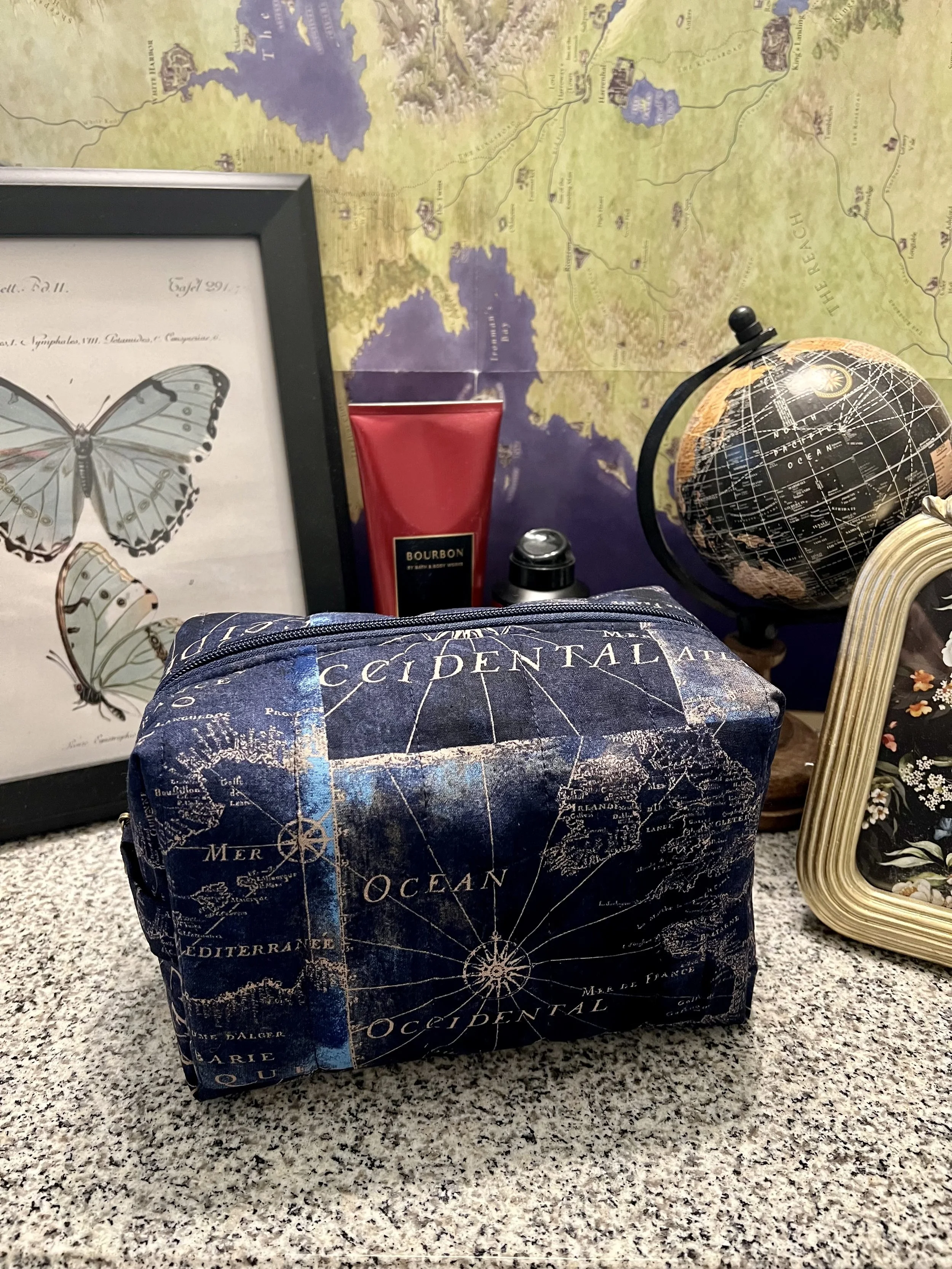 Oceanic Map Moxy Doxy Bag