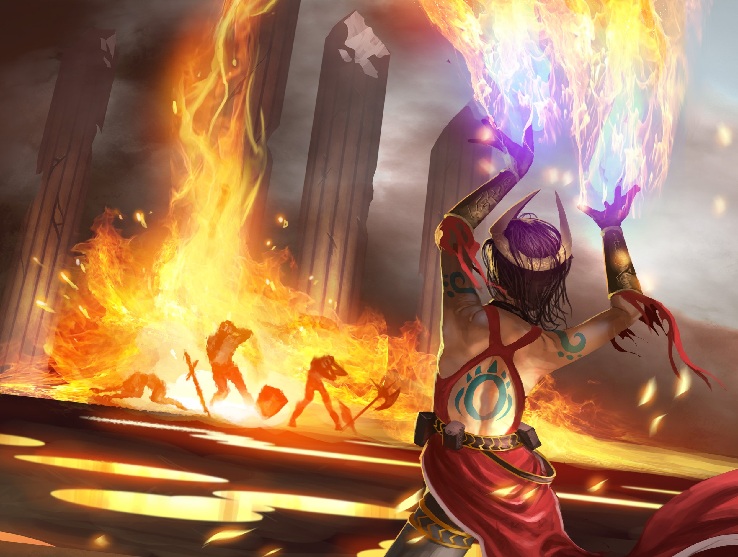 Superfluous Fire A4 Print