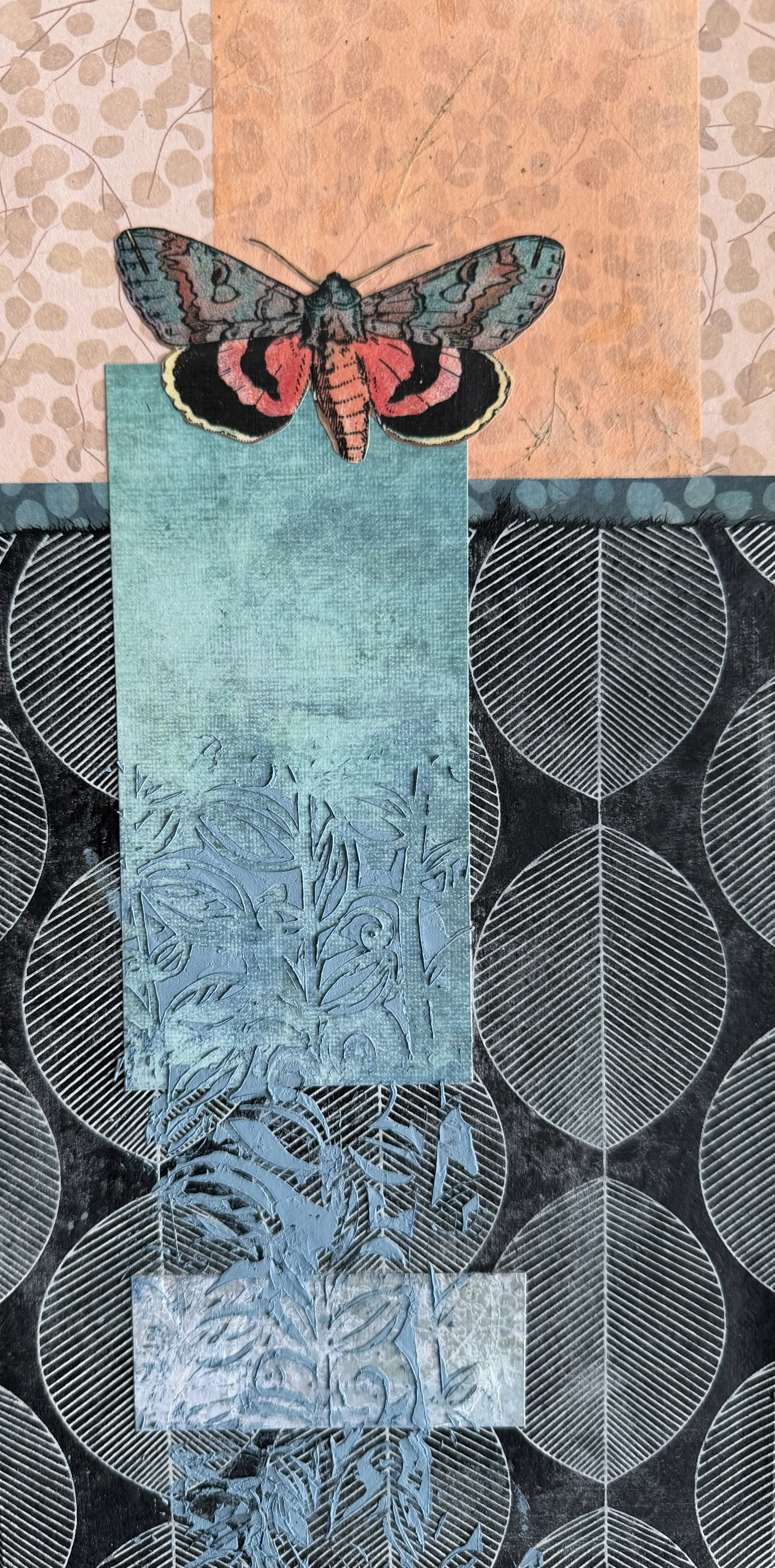 6x12, Mixed media, cold wax