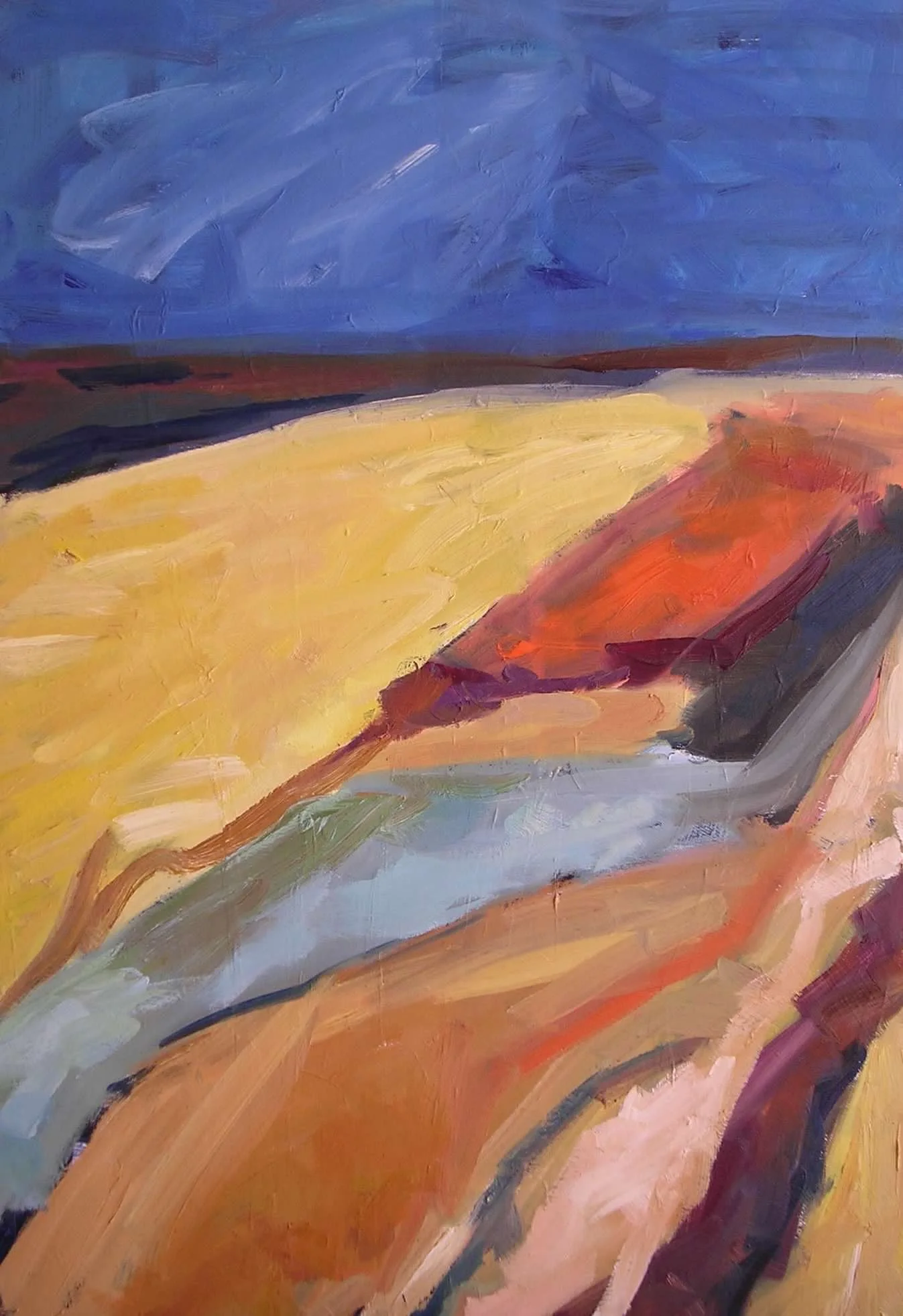 Deconstructed Landscape, 24x36, acrylic on canvas