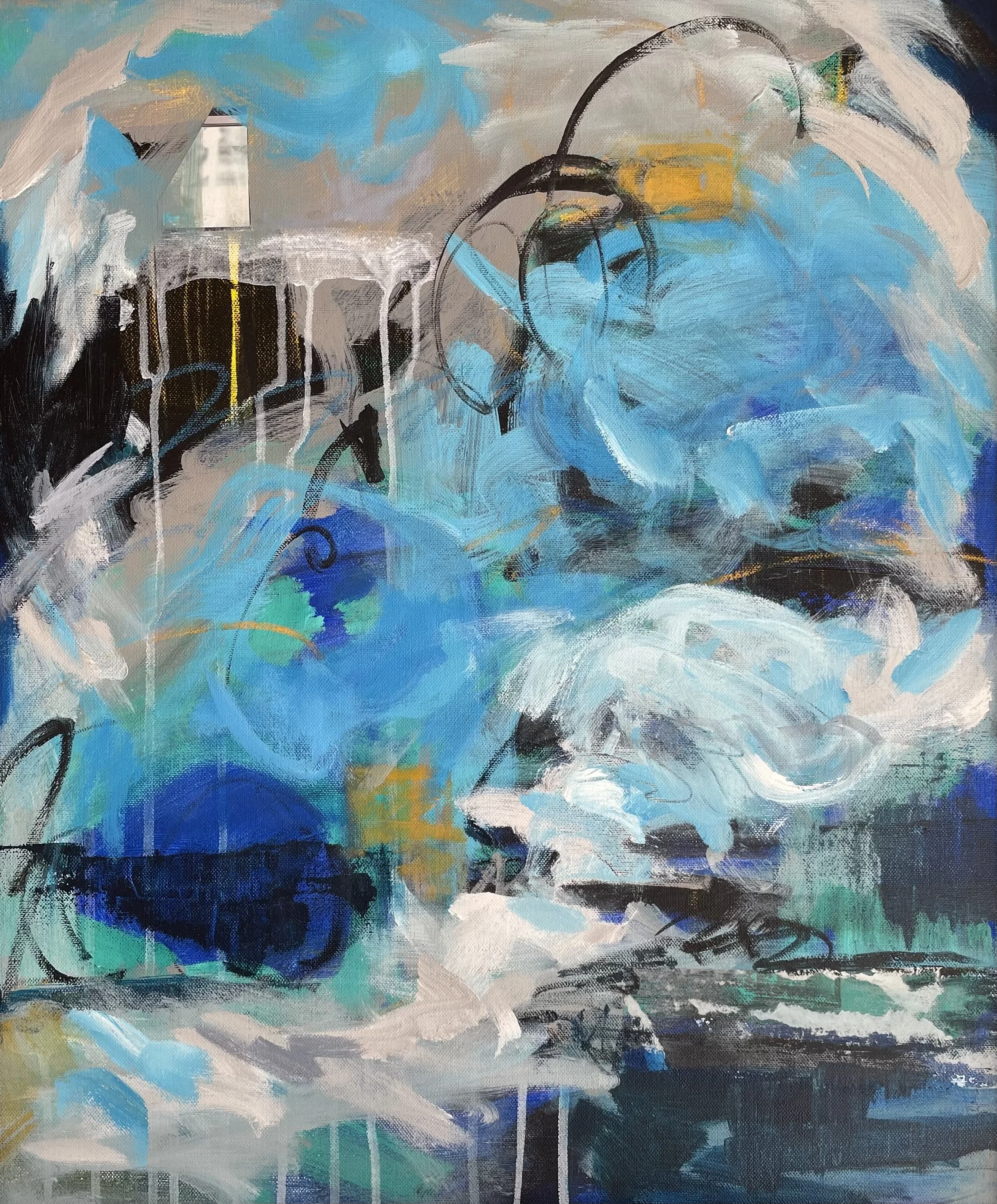 Lighthouse - 20x24, Acrylic on canvas