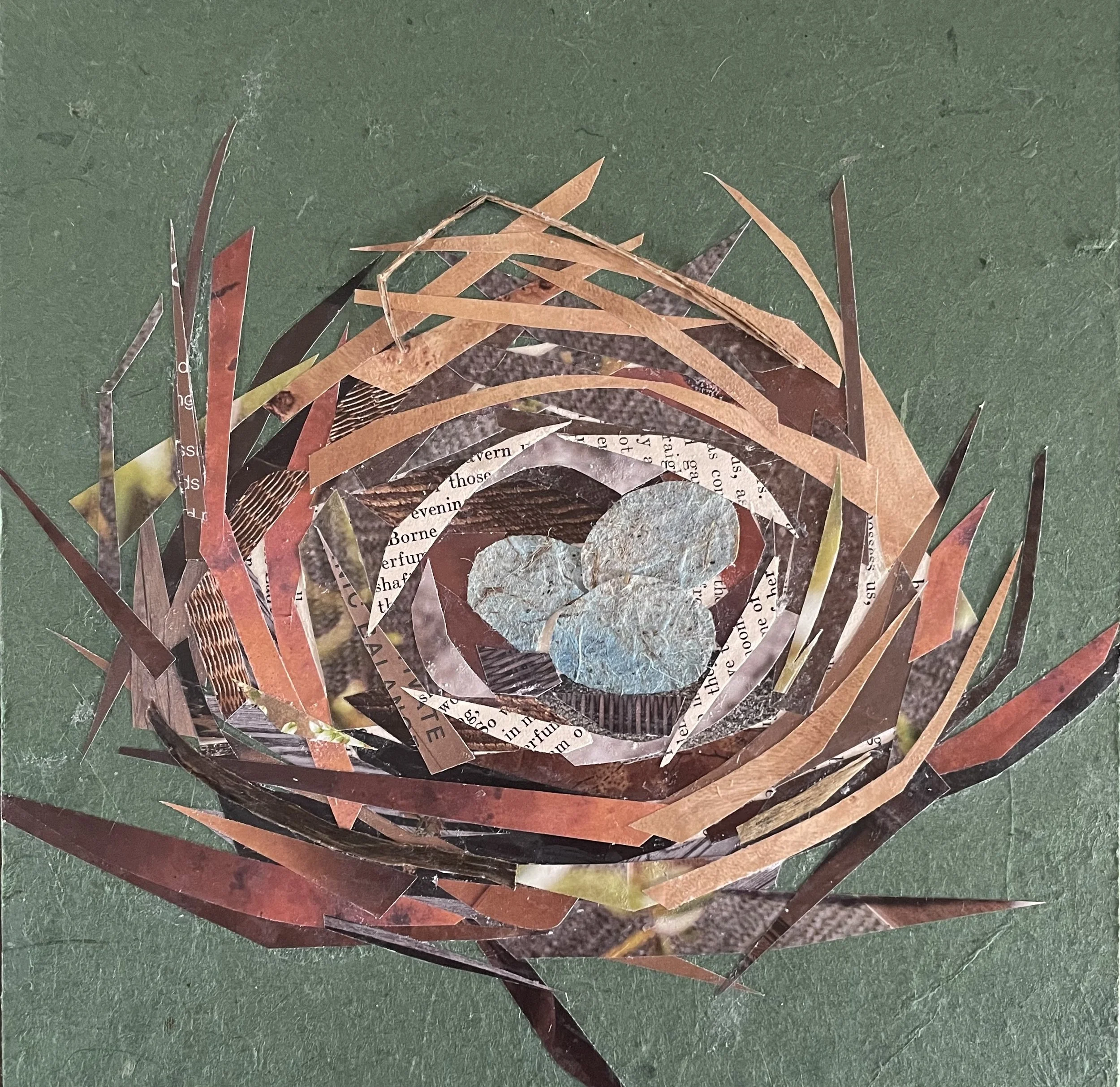 Nest 2, 8x8, collage