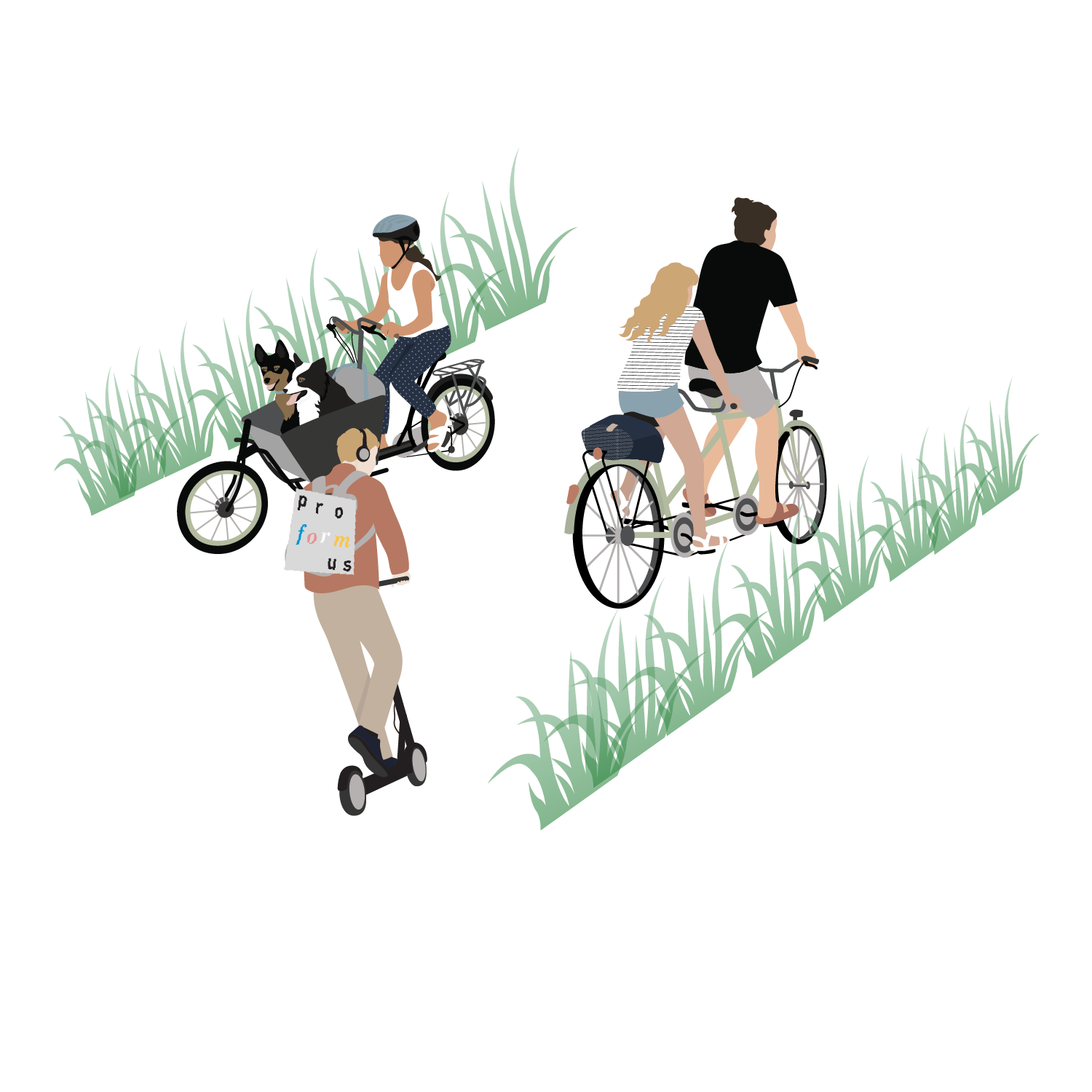 And of course, PlayWays can serve as connective tissue between bike lanes, bus stops, greenways, and nearby neighborhoods. They could act as calm, shaded corridors that prioritize multimodal access for scooters, bikes, wheelchairs, and other forms of