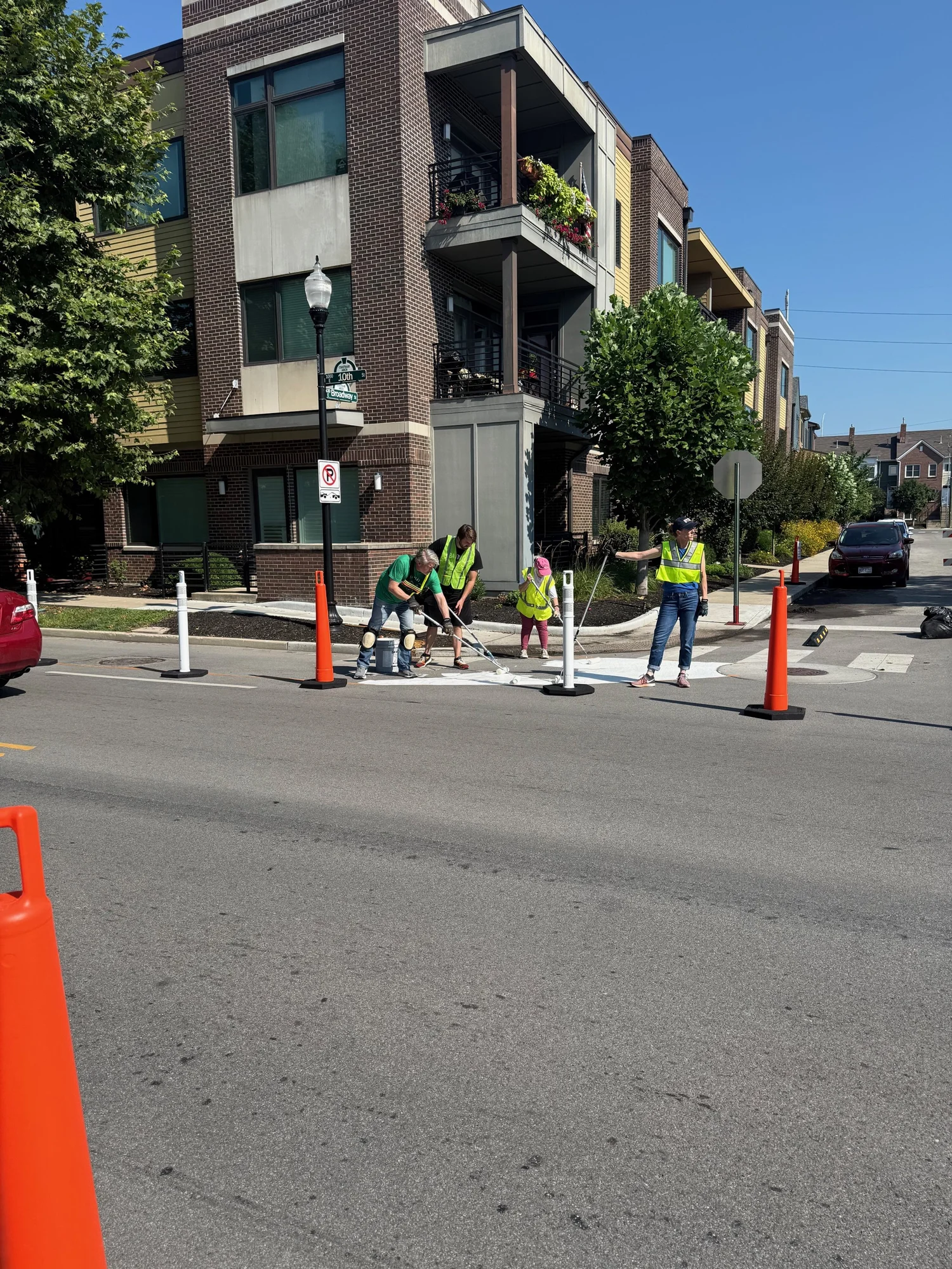 Neighbors at the 10th Street installation