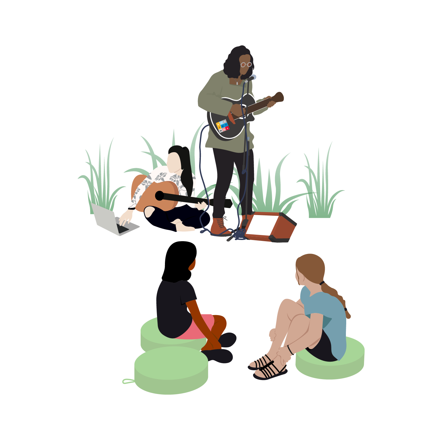 PlayWays could be activated with murals, sculpture gardens, rotating public art, or performance stages. These features can reflect the identity of the neighborhood and encourage community ownership through participatory design or temporary exhibition