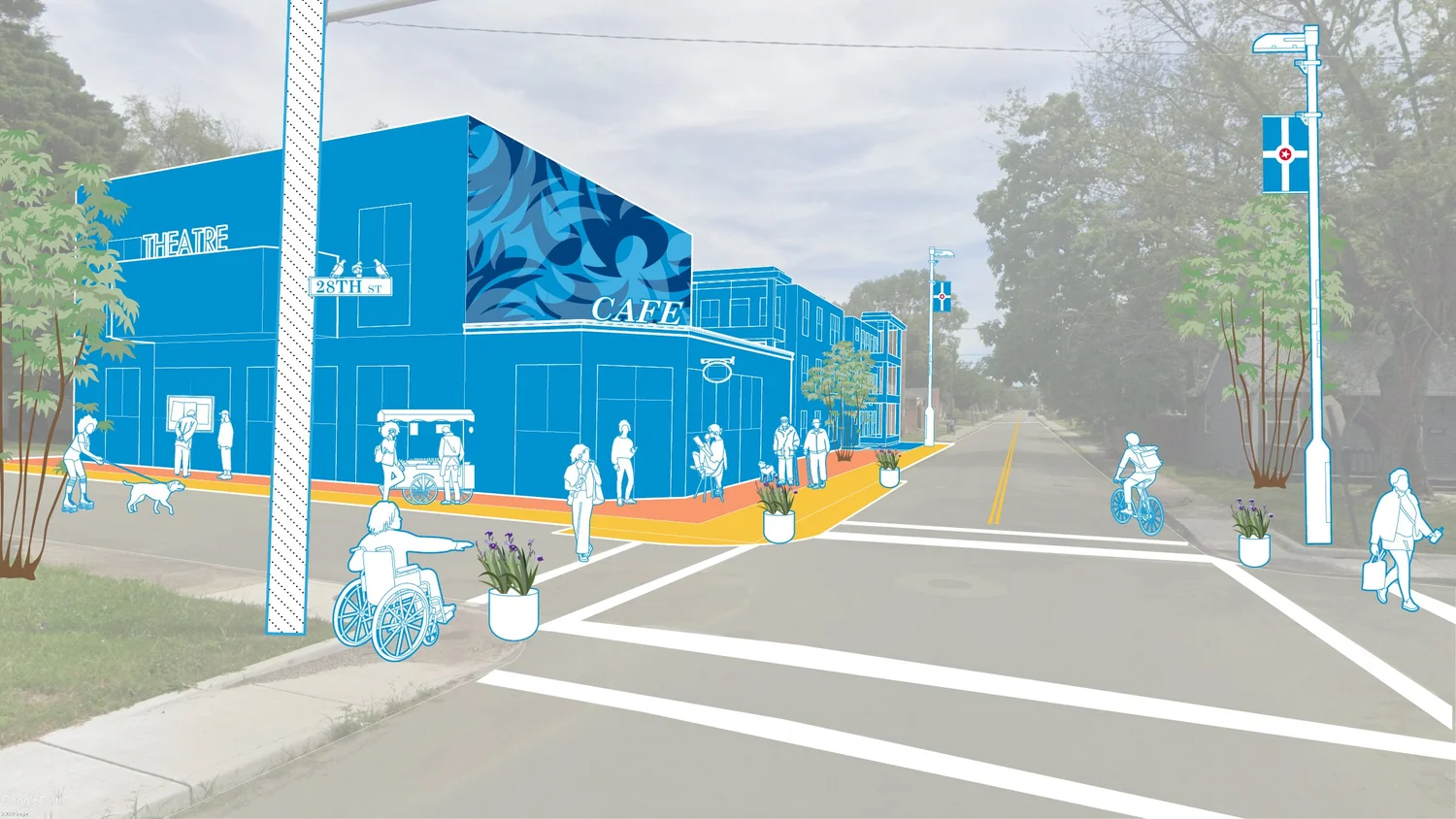 Neighborhood vision plan rendering